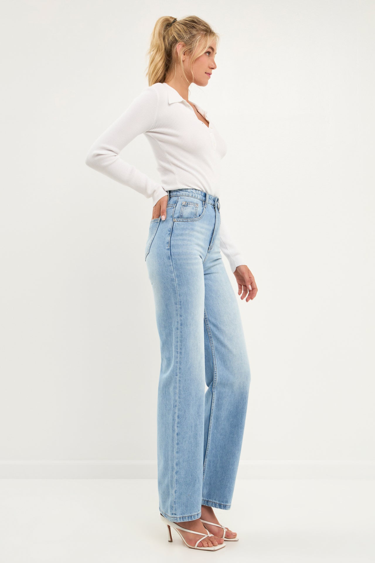 Collared Button Down Body Suit