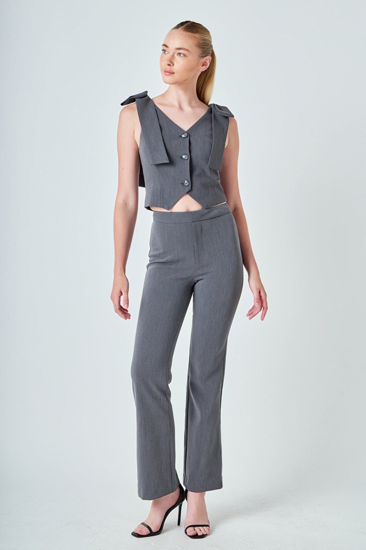 ENDLESS ROSE - Bow Tie Strap Vest - TOPS available at Objectrare