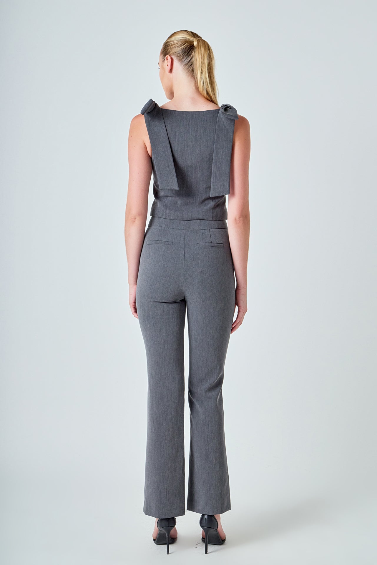 ENDLESS ROSE - Mid Rise Fitted Trousers - PANTS available at Objectrare