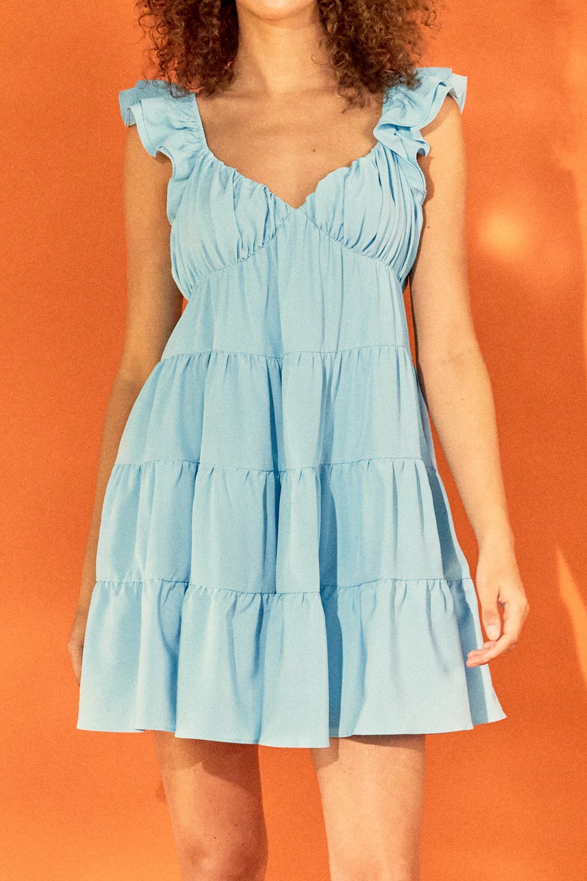 ENDLESS ROSE - Tiered Mini Dress - DRESSES available at Objectrare