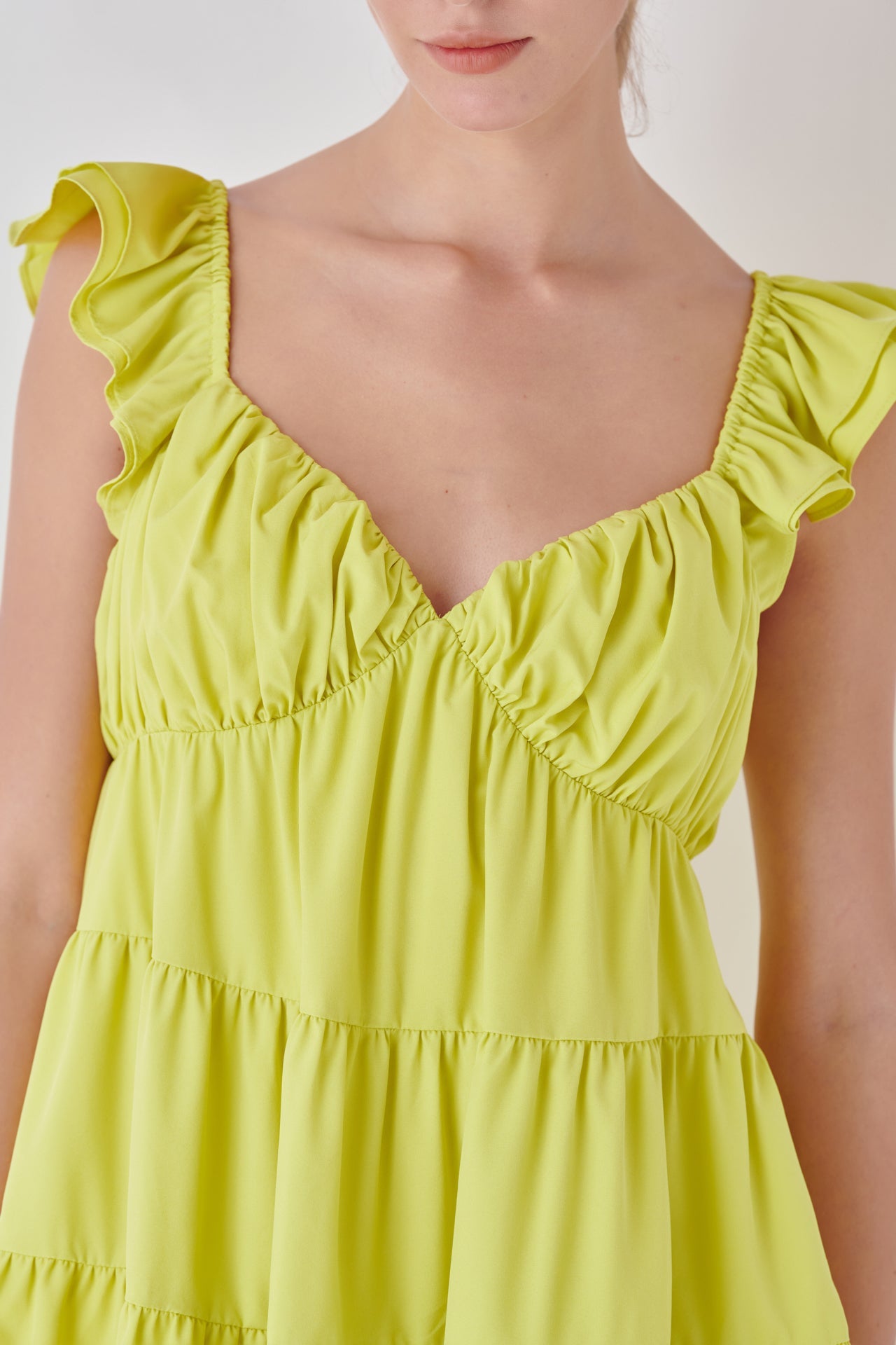 Tiered Mini Dress