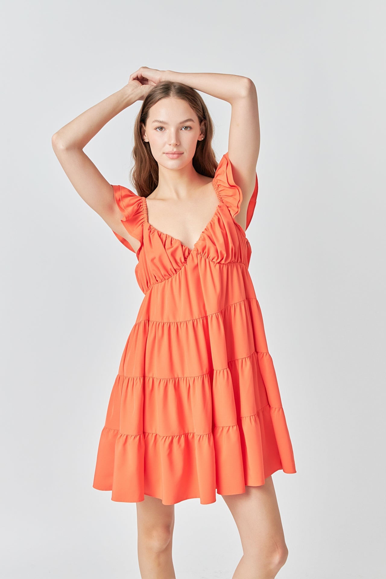 ENDLESS ROSE - Tiered Mini Dress - DRESSES available at Objectrare