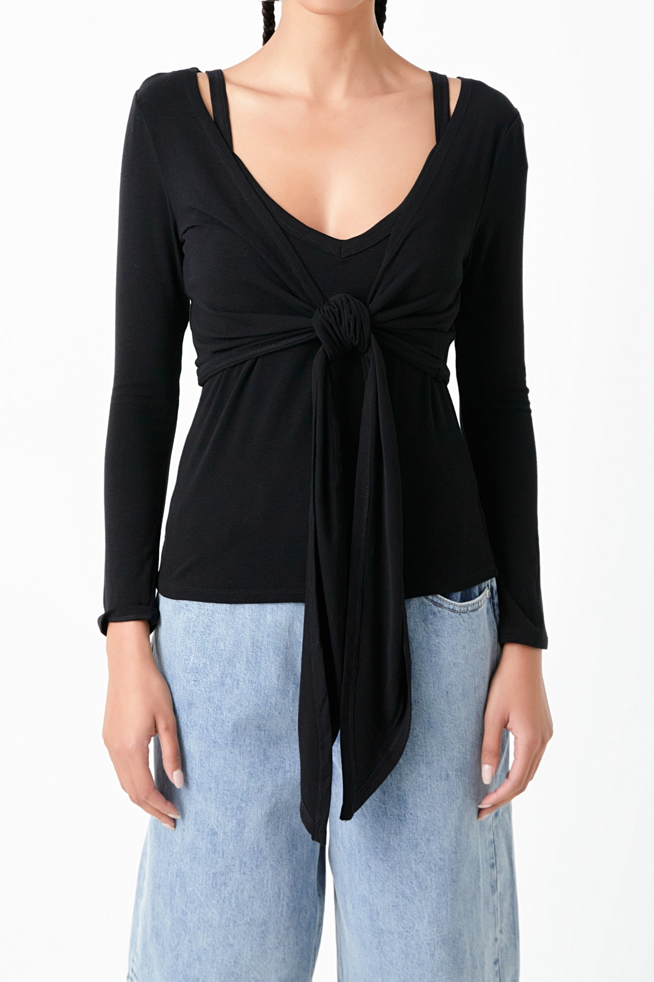GREY LAB - Two Piece Set Cardigan Cami - TOPS available at Objectrare
