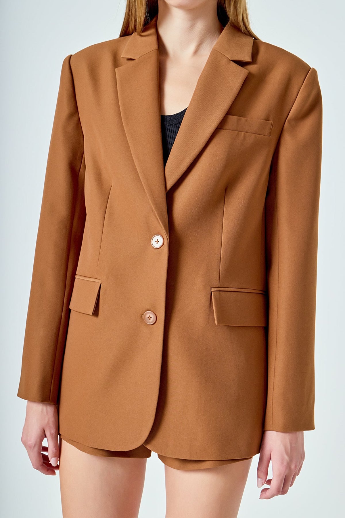 ENDLESS ROSE - Everyday Oversize 2 button Blazer - BLAZERS available at Objectrare