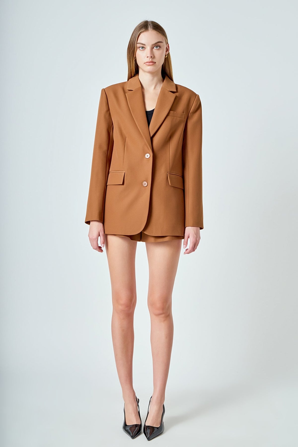 ENDLESS ROSE - Everyday Oversize 2 button Blazer - BLAZERS available at Objectrare