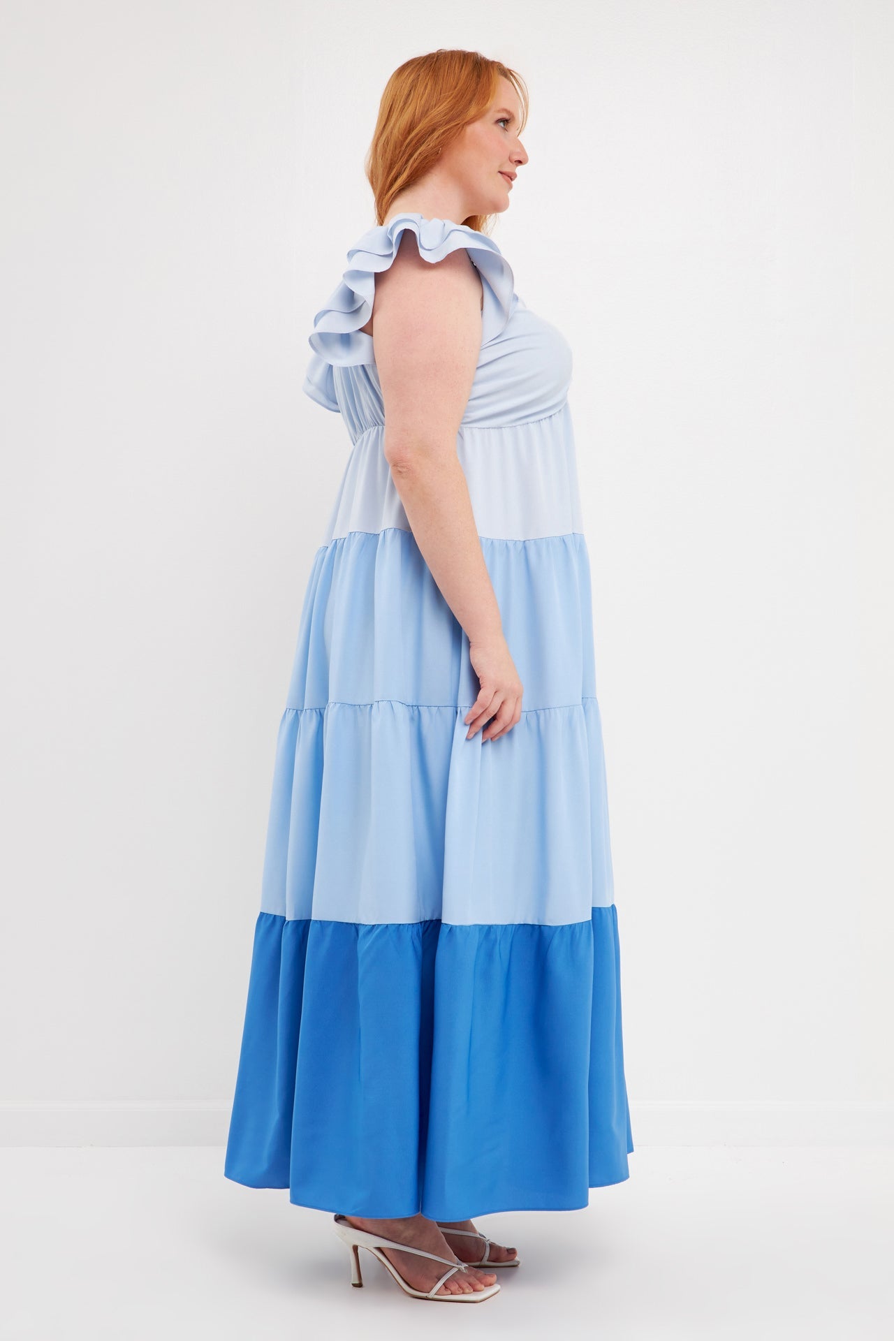 ENGLISH FACTORY - Sweet Heart Color Block Maxi Dress - DRESSES available at Objectrare