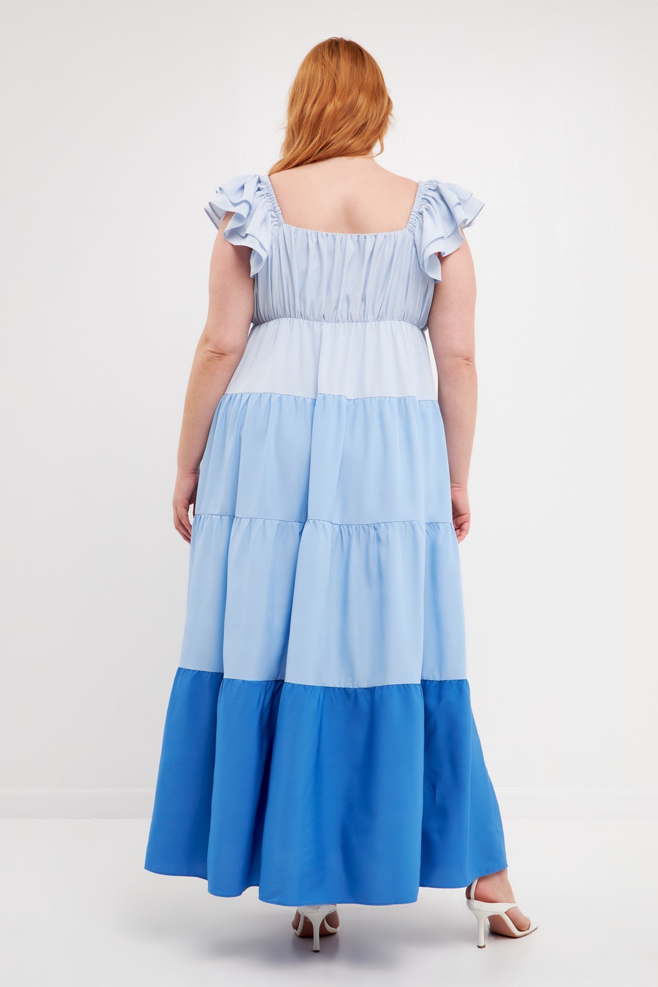 ENGLISH FACTORY - Sweet Heart Color Block Maxi Dress - DRESSES available at Objectrare