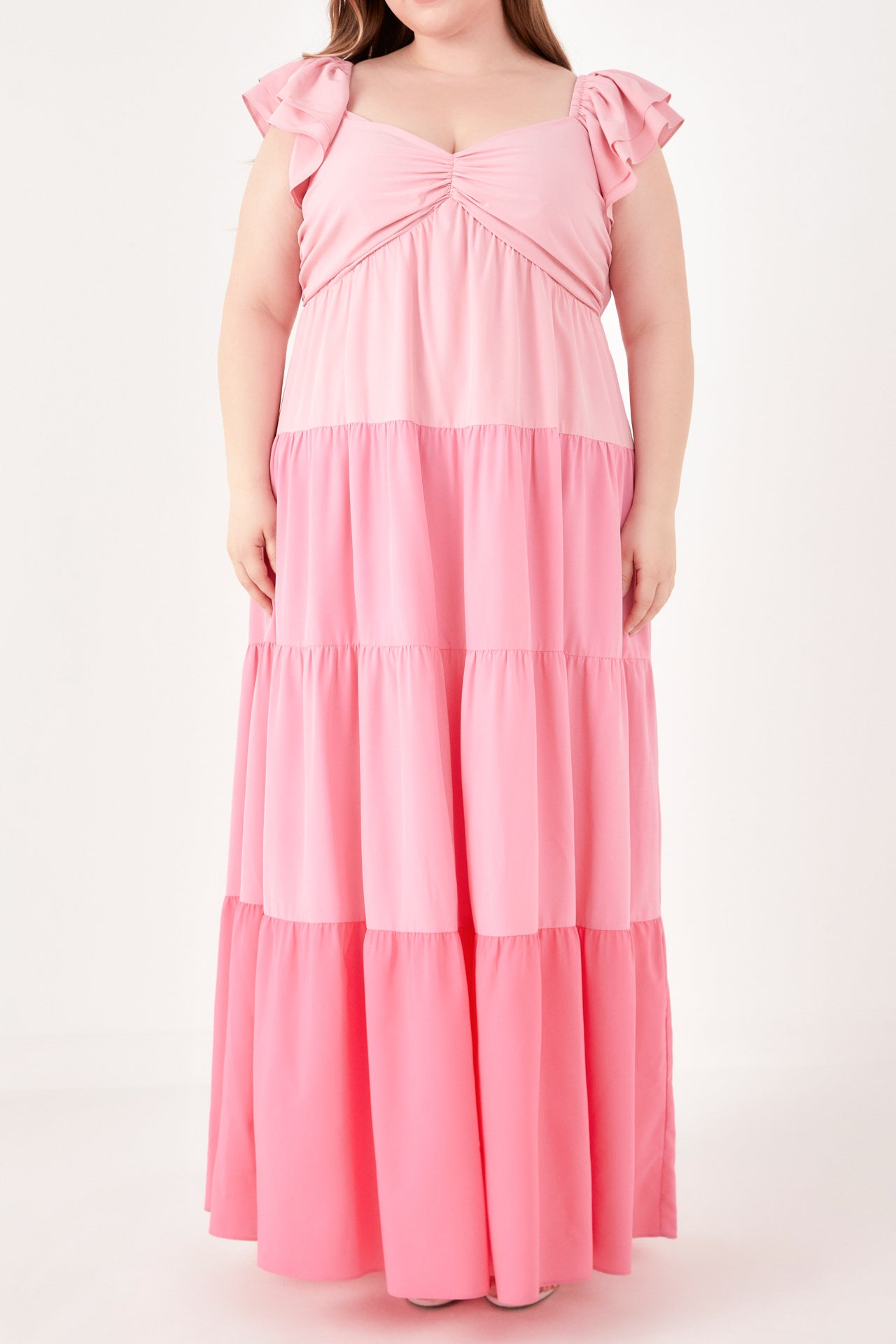ENGLISH FACTORY - Sweet Heart Color Block Maxi Dress - DRESSES available at Objectrare
