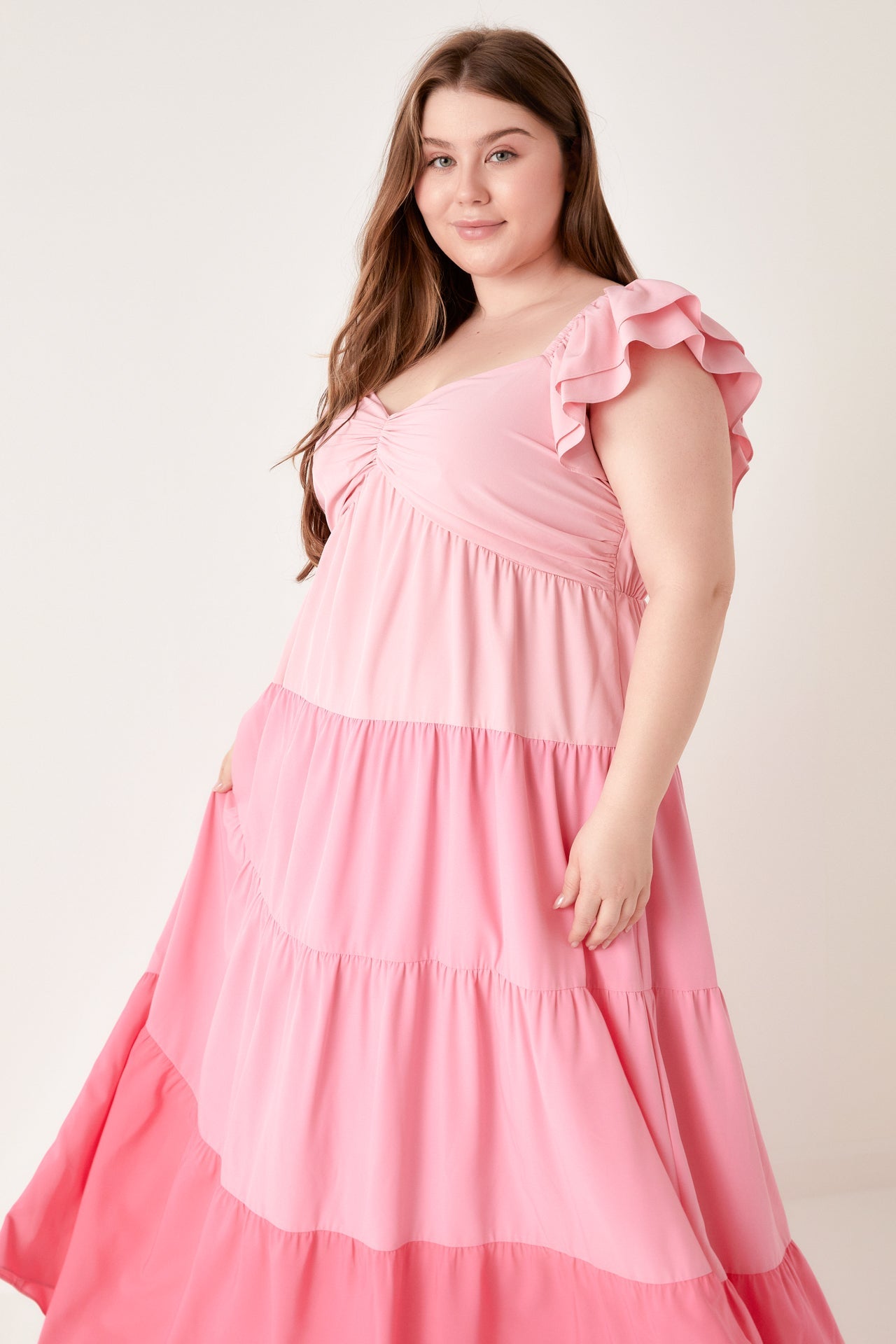 ENGLISH FACTORY - Sweet Heart Color Block Maxi Dress - DRESSES available at Objectrare