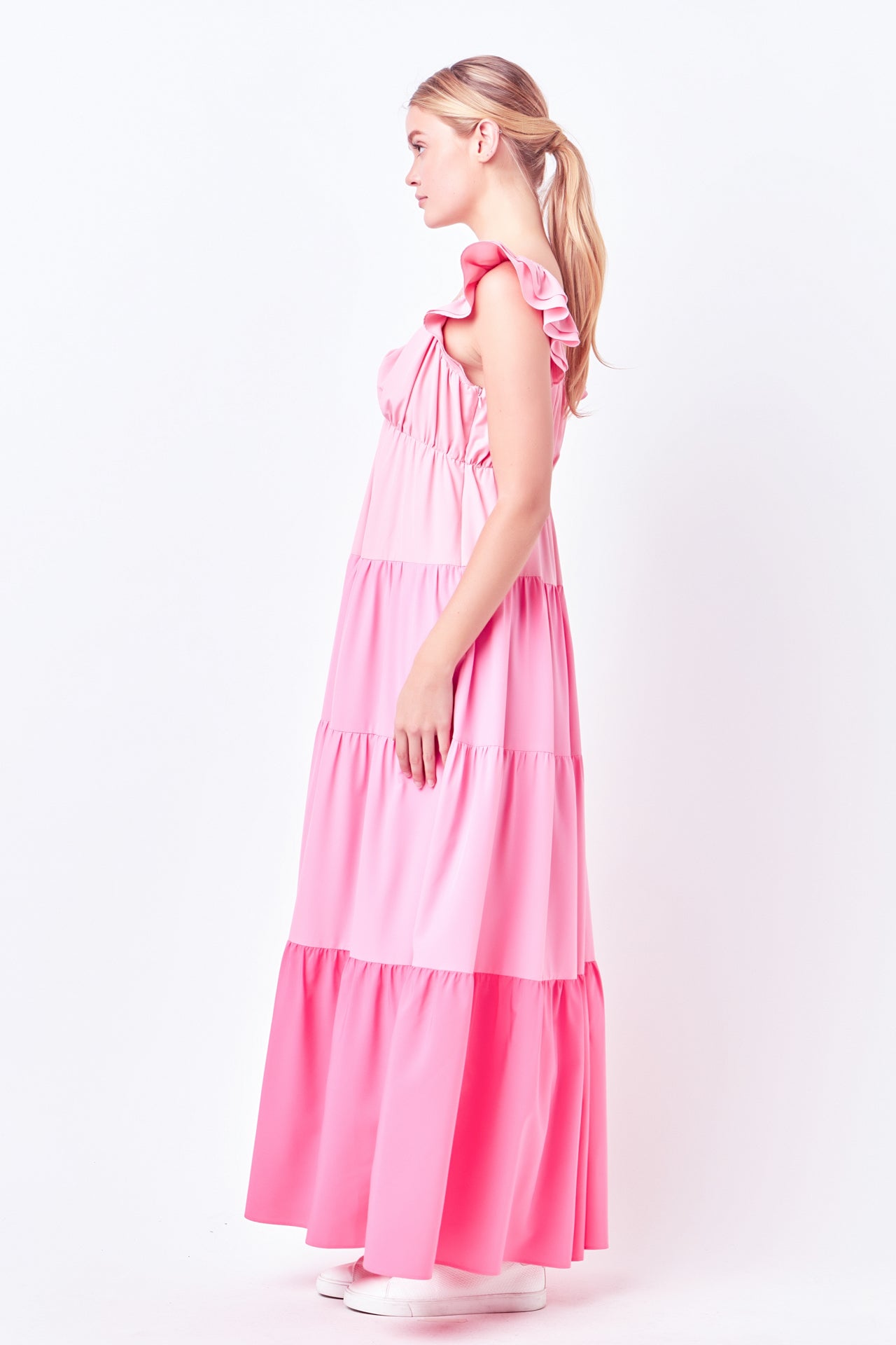 ENGLISH FACTORY - Sweet Heart Color Block Maxi Dress - DRESSES available at Objectrare
