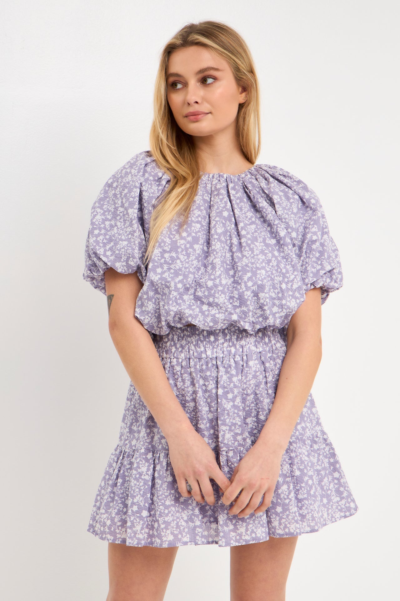FREE THE ROSES - Raglan Blouson Cropped Top - TOPS available at Objectrare
