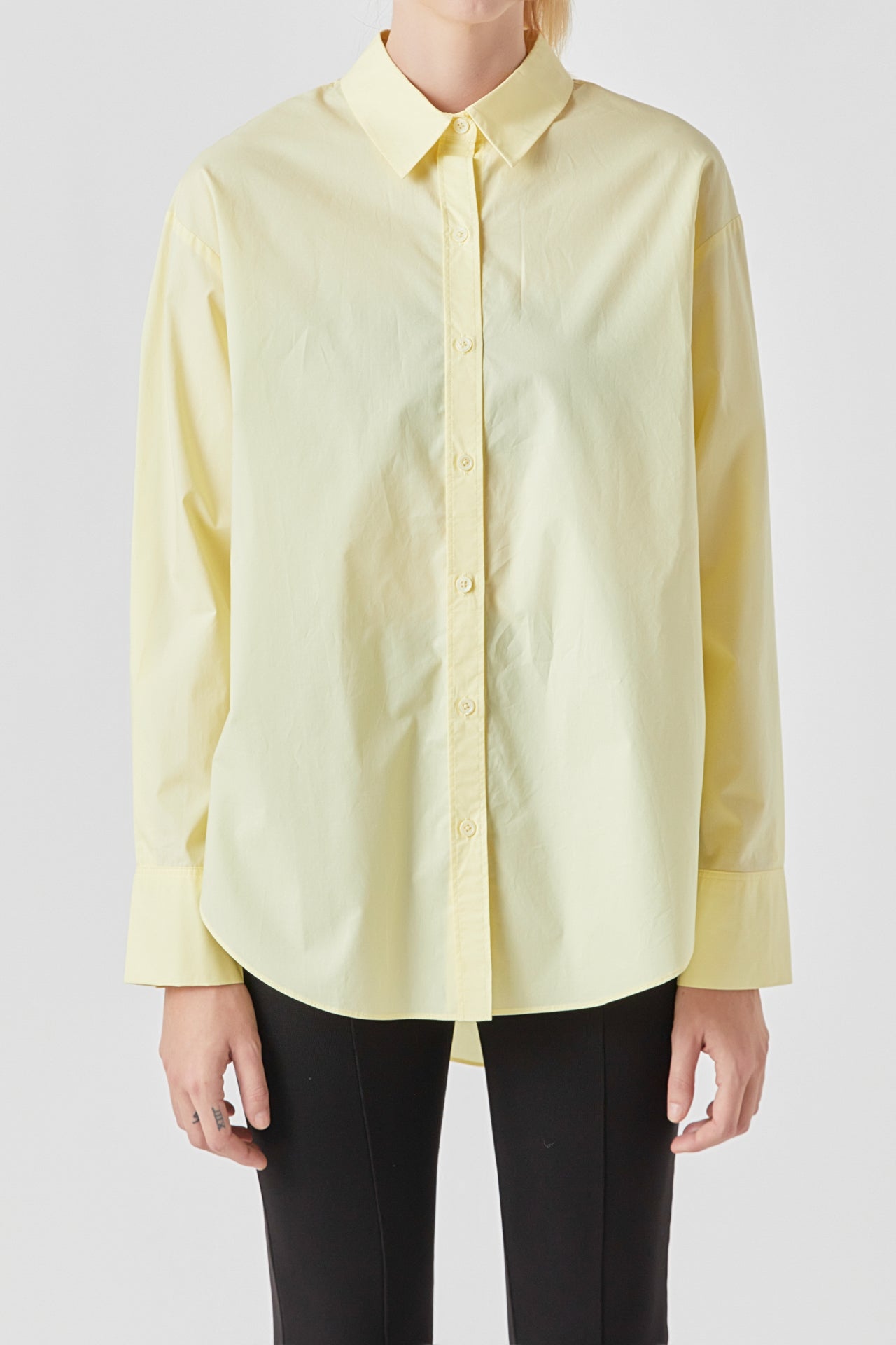GREY LAB - Oversize Collared Shirt - SHIRTS & BLOUSES available at Objectrare