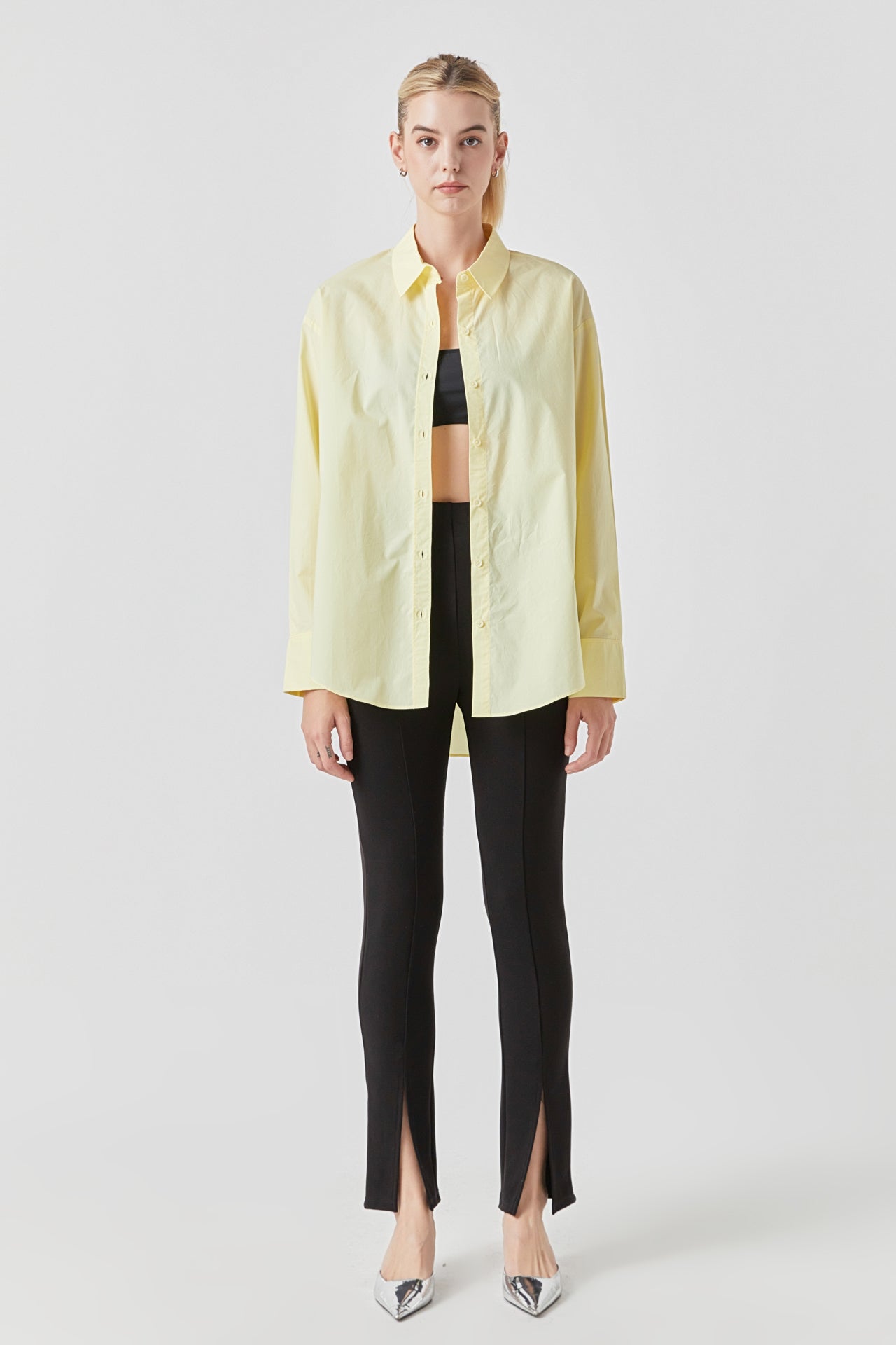 GREY LAB - Oversize Collared Shirt - SHIRTS & BLOUSES available at Objectrare