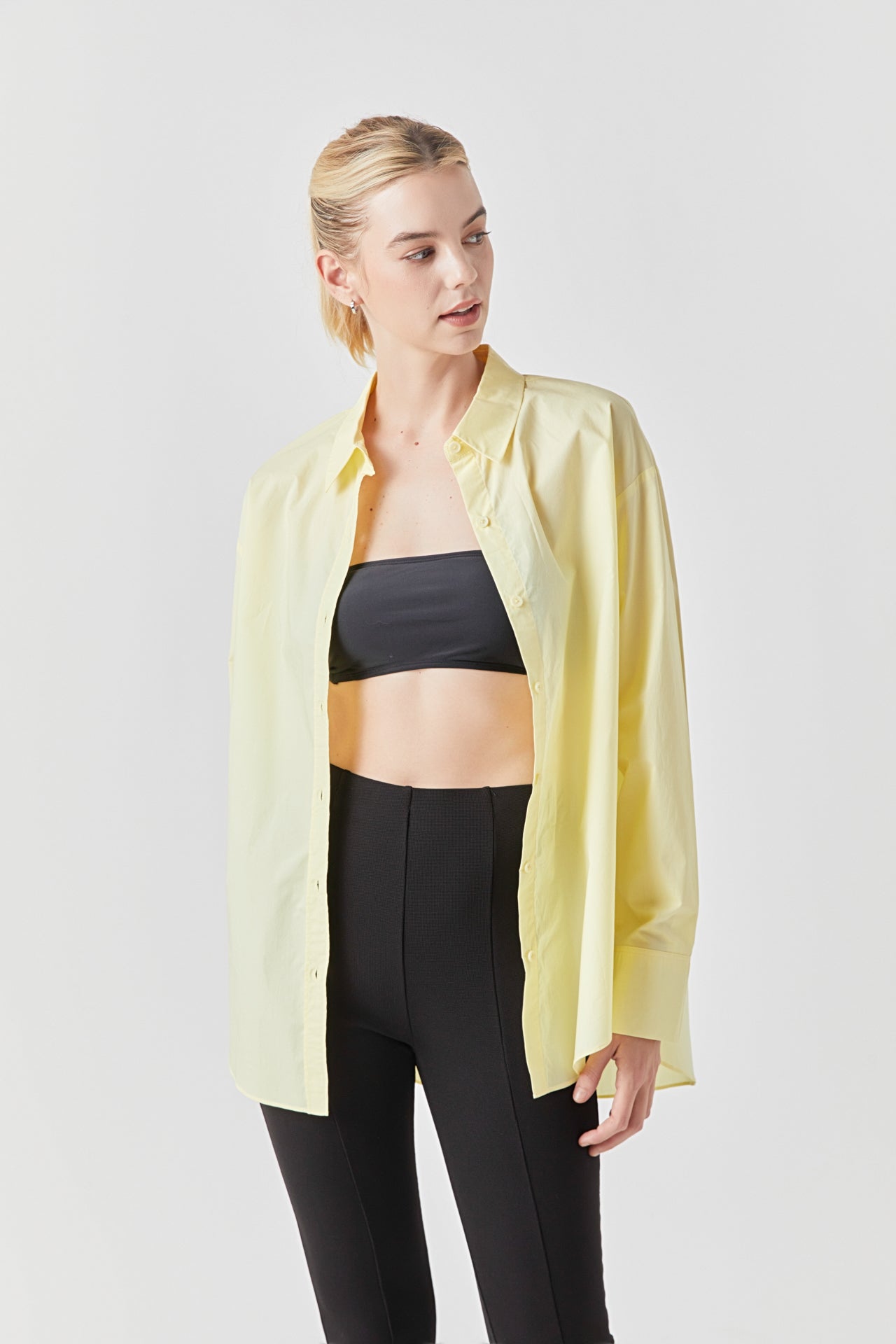 GREY LAB - Oversize Collared Shirt - SHIRTS & BLOUSES available at Objectrare