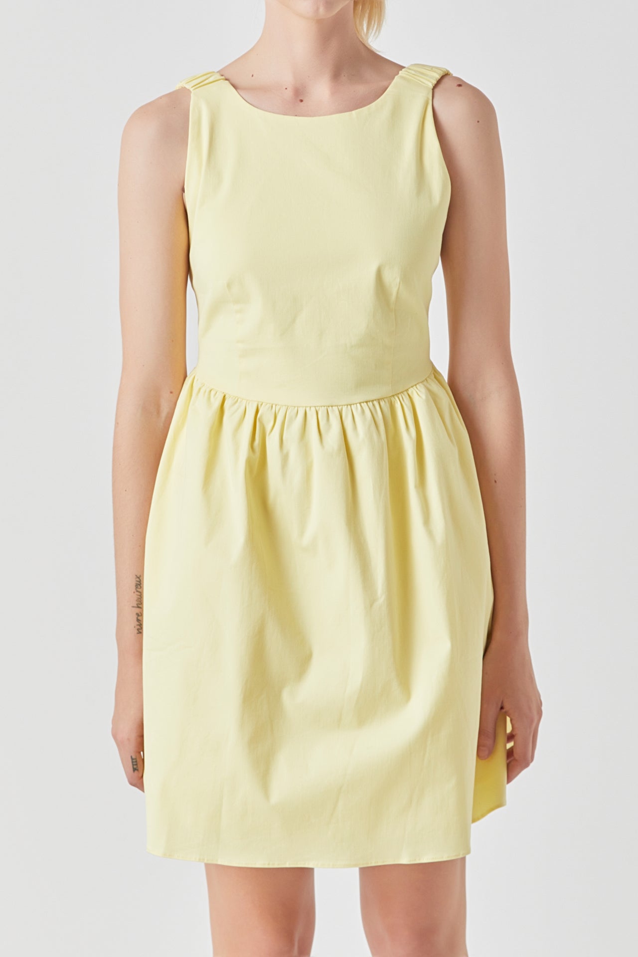 GREY LAB - Open Elastic Back Mini - DRESSES available at Objectrare