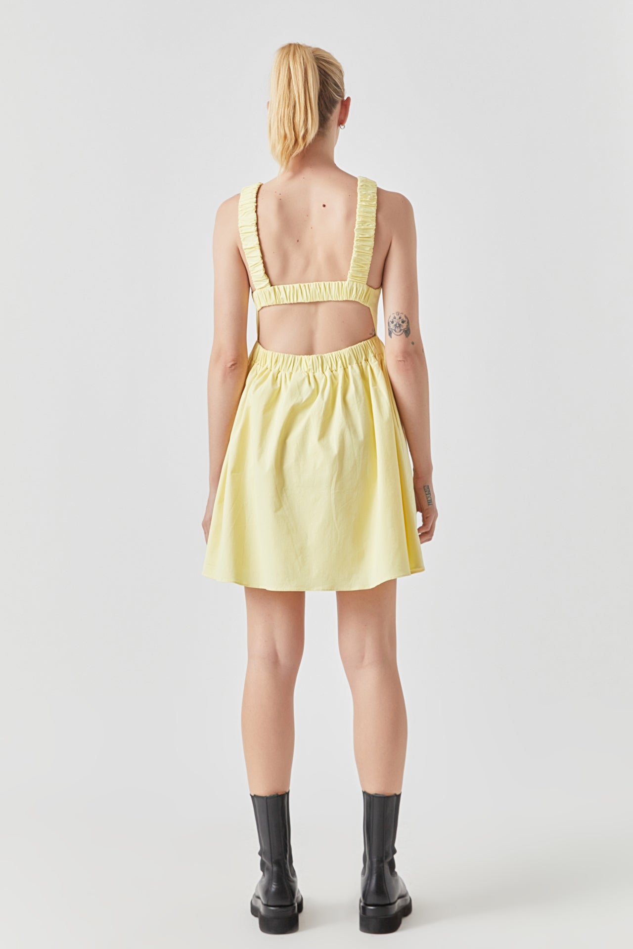 GREY LAB - Open Elastic Back Mini - DRESSES available at Objectrare