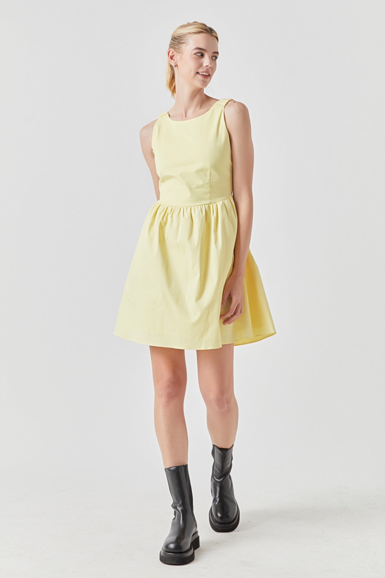 GREY LAB - Open Elastic Back Mini - DRESSES available at Objectrare