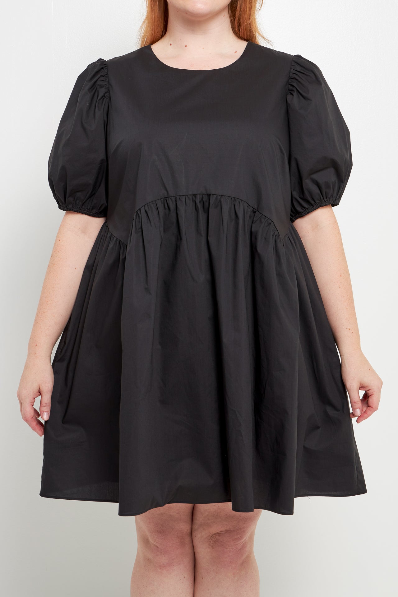 ENGLISH FACTORY - Asymmetrical Baby Doll Mini With Back Spaghetti Ties - DRESSES available at Objectrare