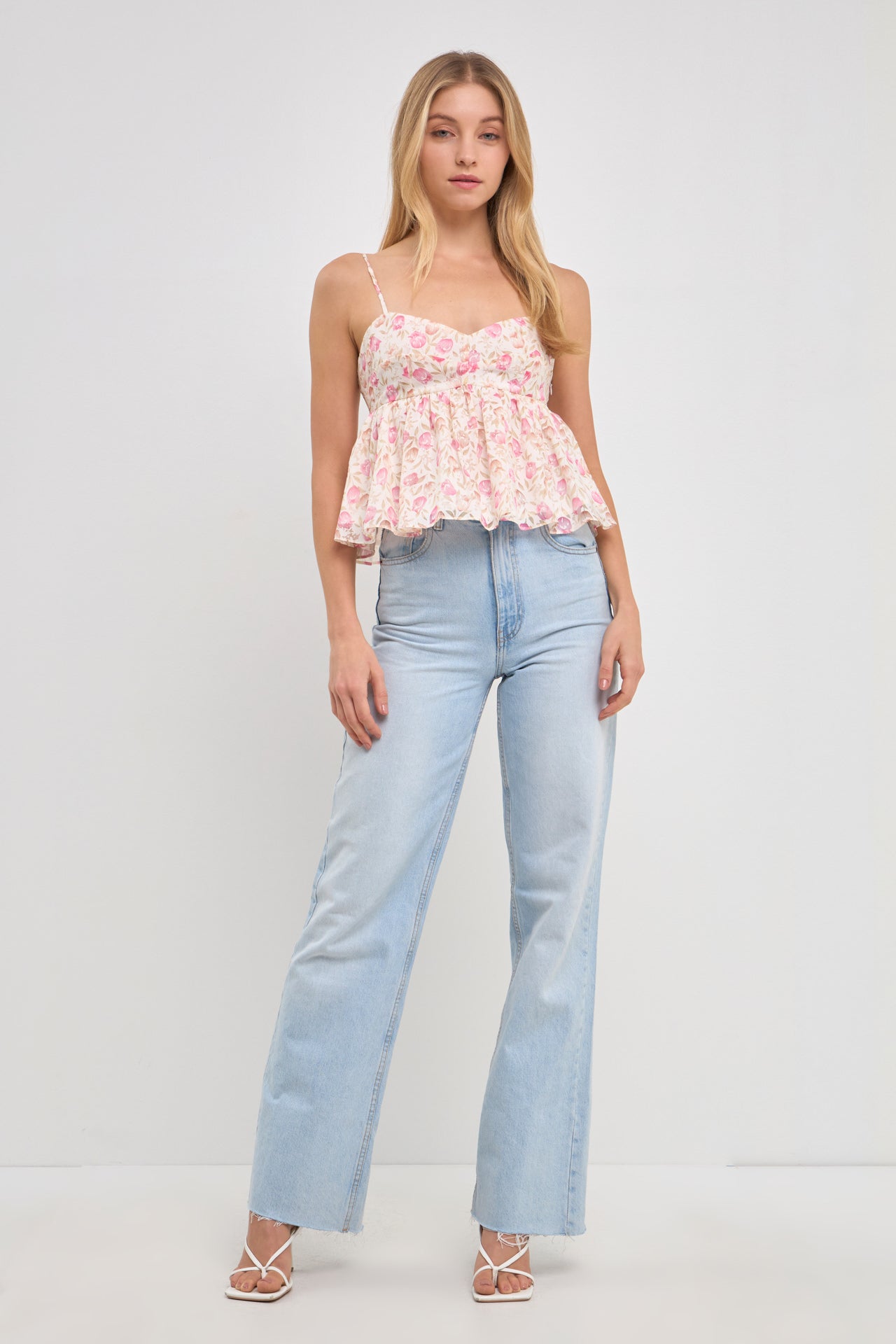 Floral Baby Doll Top
