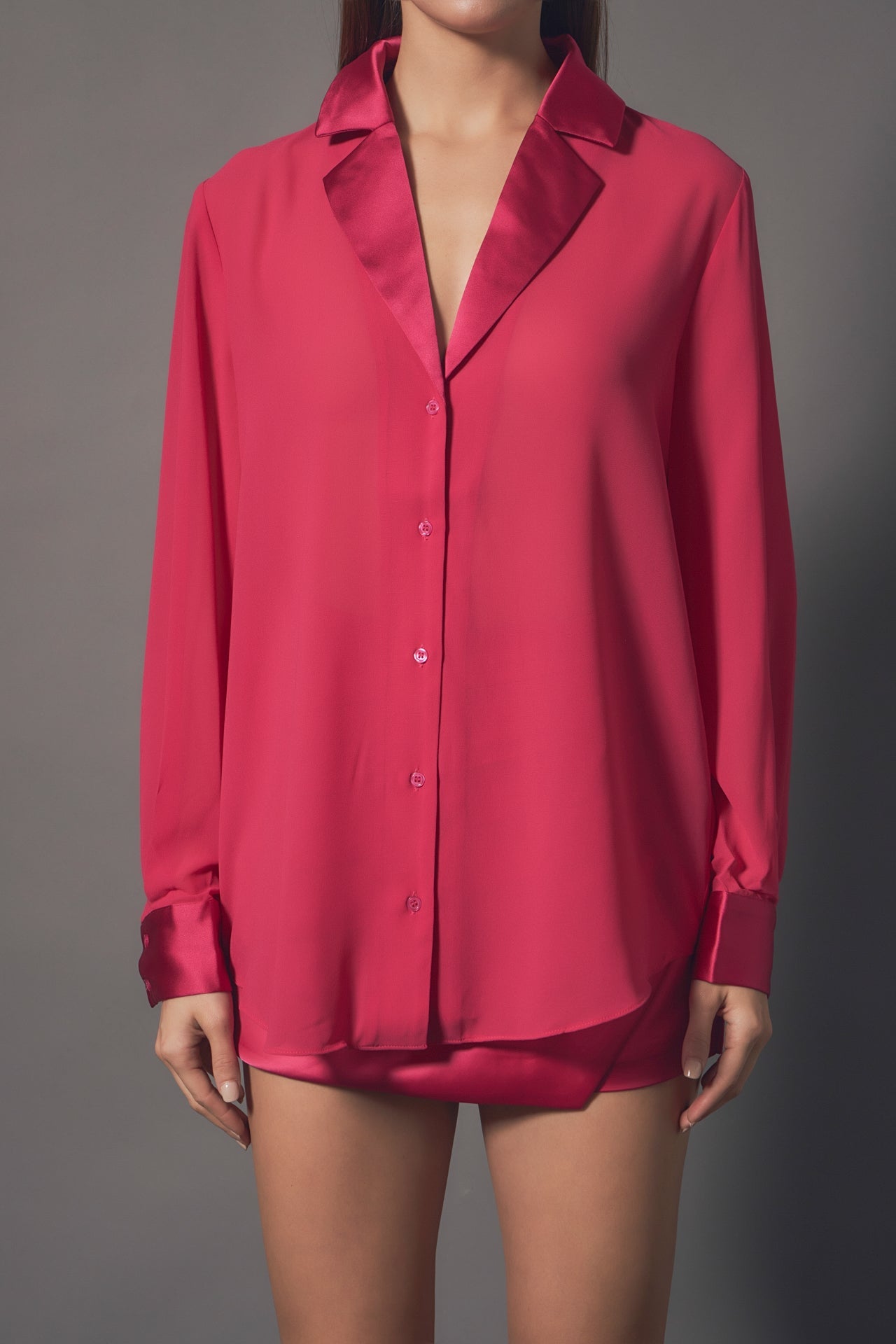 ENDLESS ROSE - Chiffon Shirt - TOPS available at Objectrare