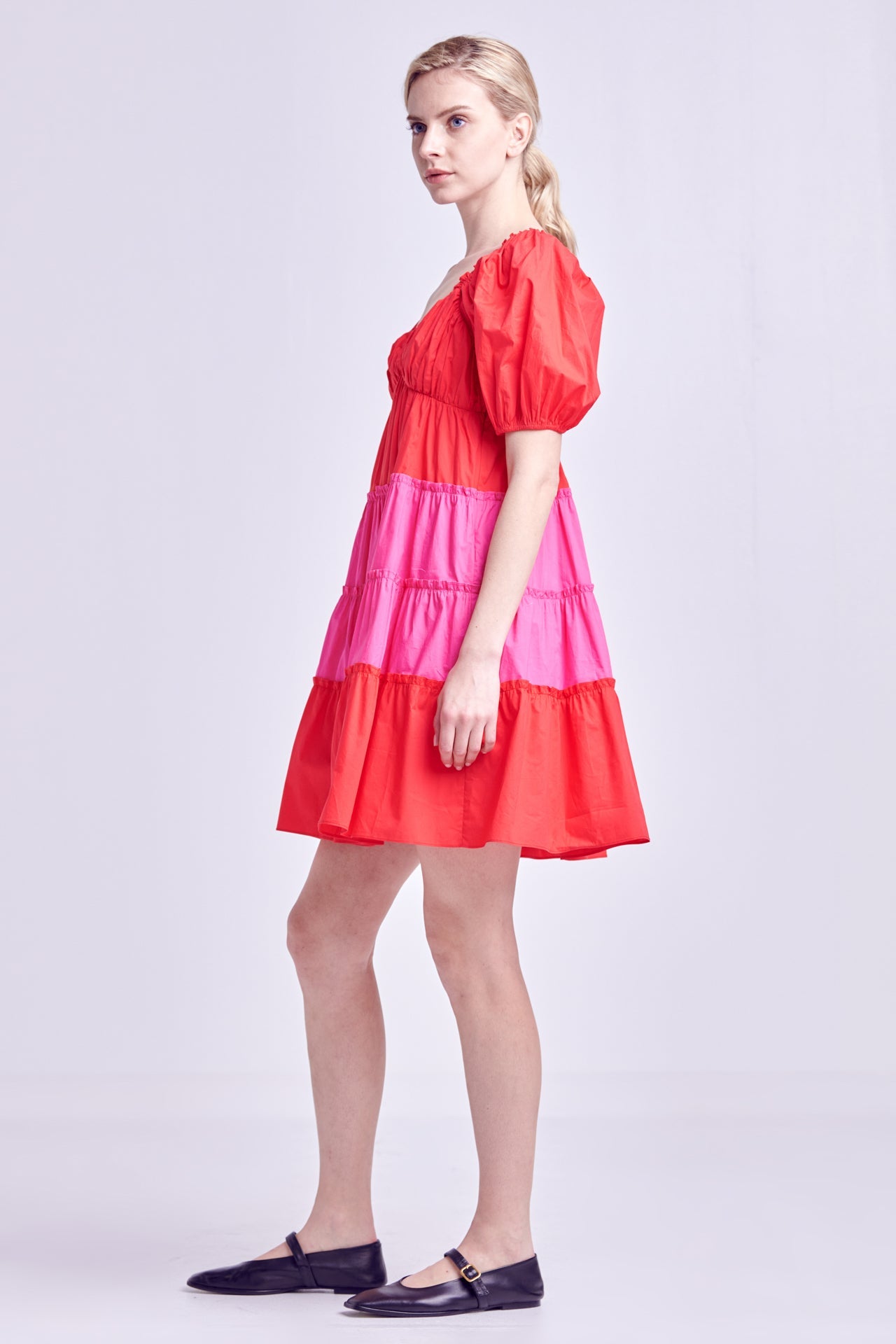ENGLISH FACTORY - Two Tone Sweetheart Mini dress - DRESSES available at Objectrare