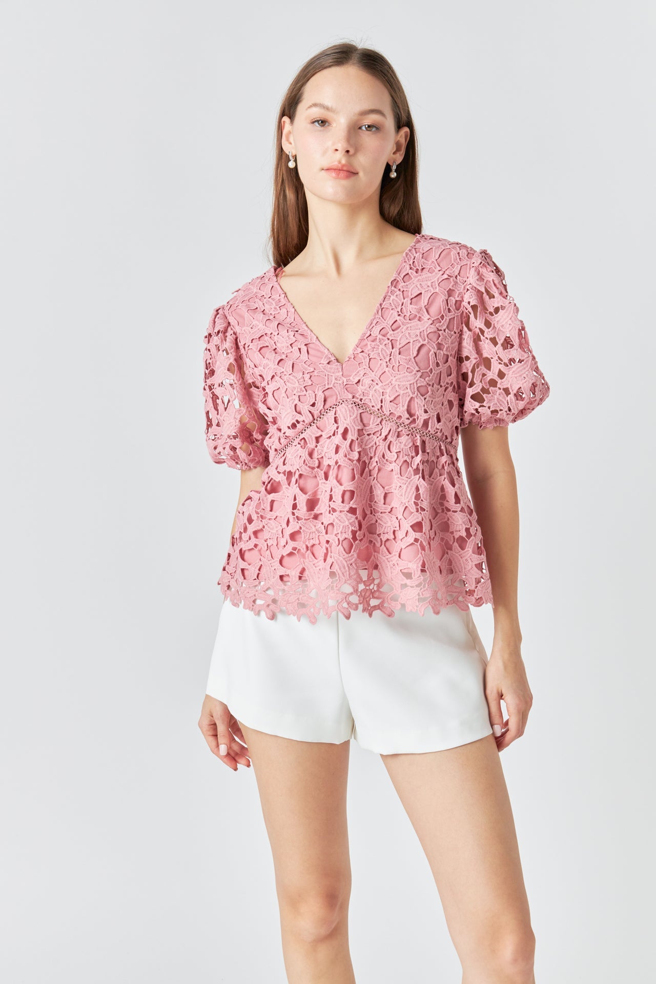 ENDLESS ROSE - Crochet Lace Top - TOPS available at Objectrare