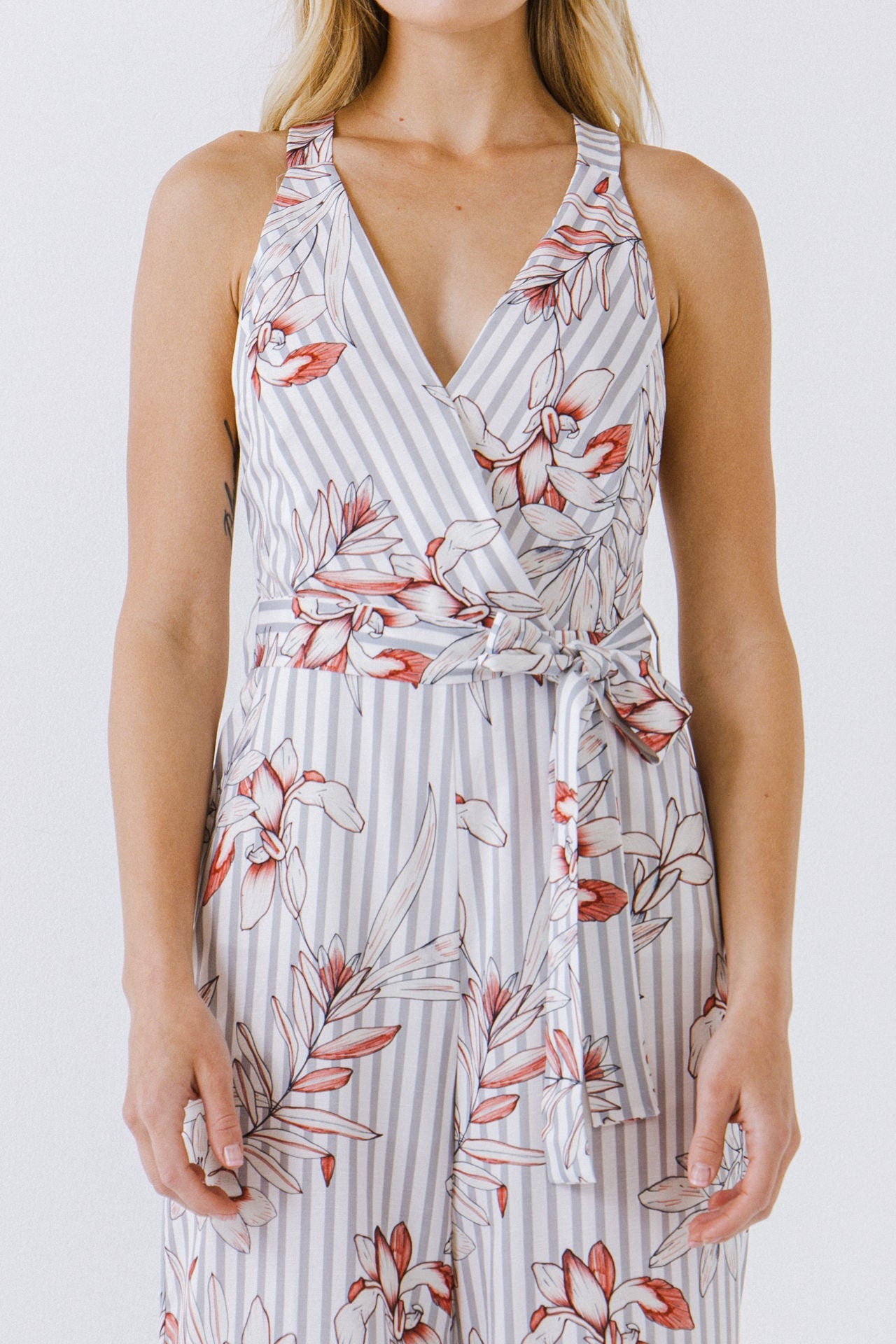 ENDLESS ROSE - Lily Stripe Jumpsuit - JUMPSUITS available at Objectrare
