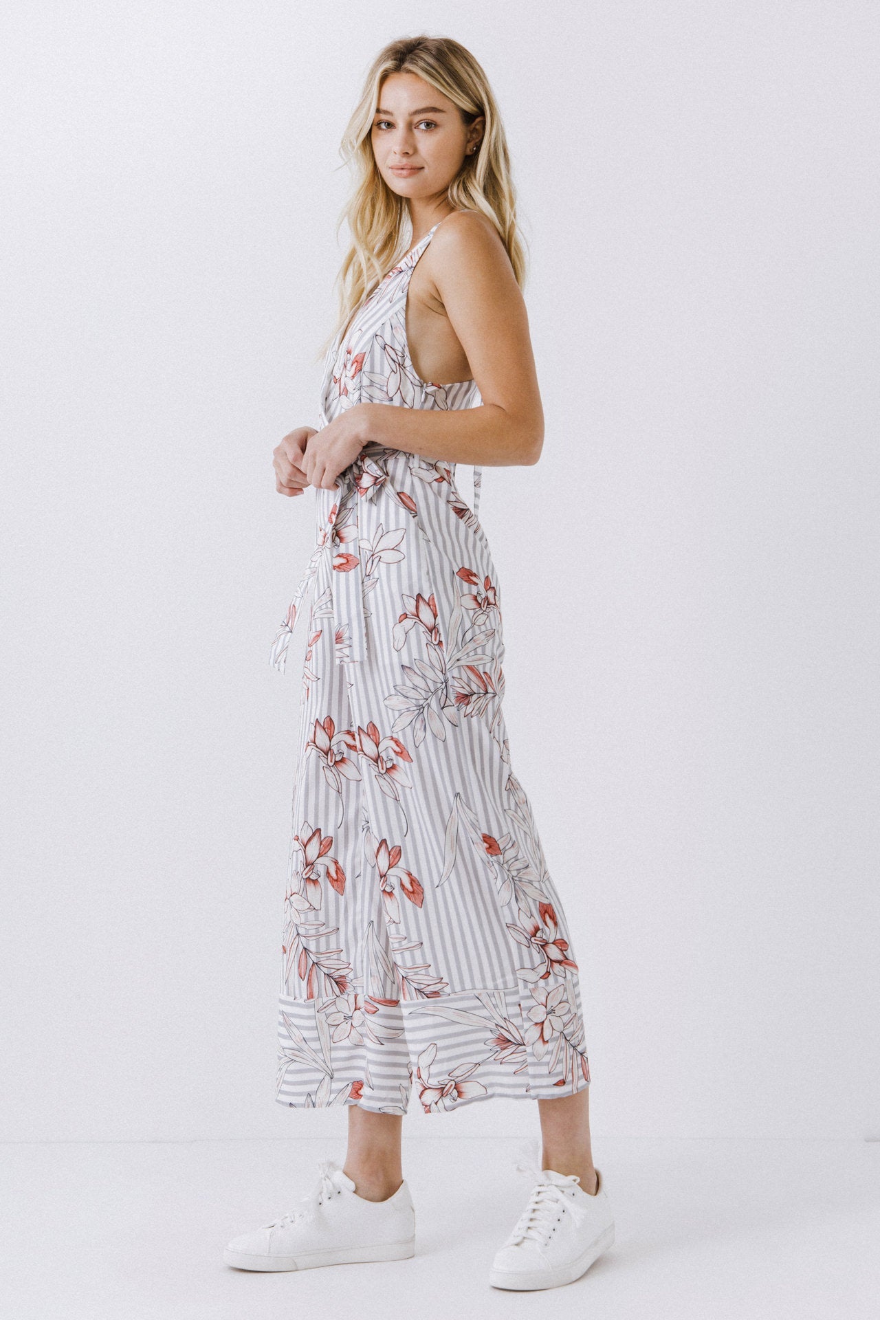 ENDLESS ROSE - Lily Stripe Jumpsuit - JUMPSUITS available at Objectrare