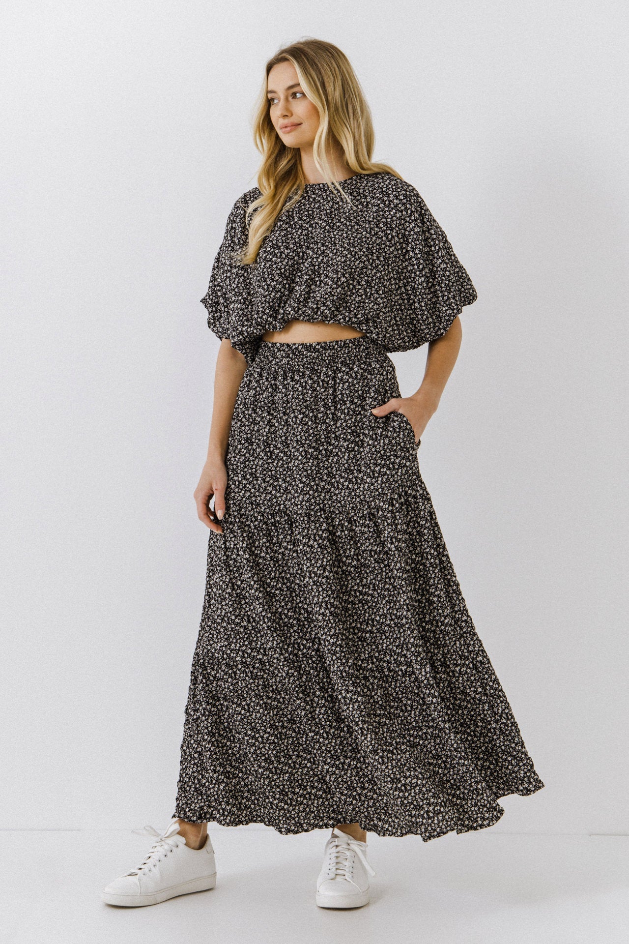 ENGLISH FACTORY - Floral Maxi Skirt - SKIRTS available at Objectrare