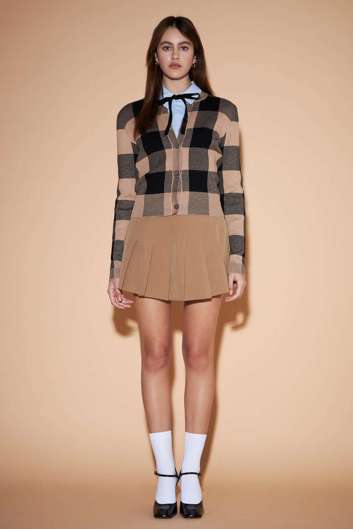 ENGLISH FACTORY - Plaid Cardigan - SWEATERS & KNITS available at Objectrare