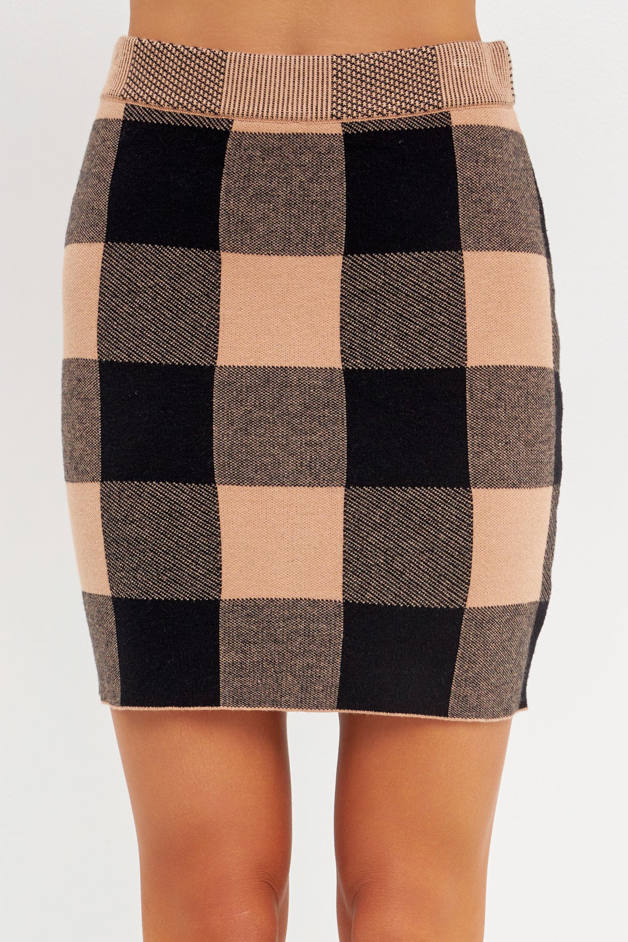 ENGLISH FACTORY - Gingham Mini Skirt - SKIRTS available at Objectrare