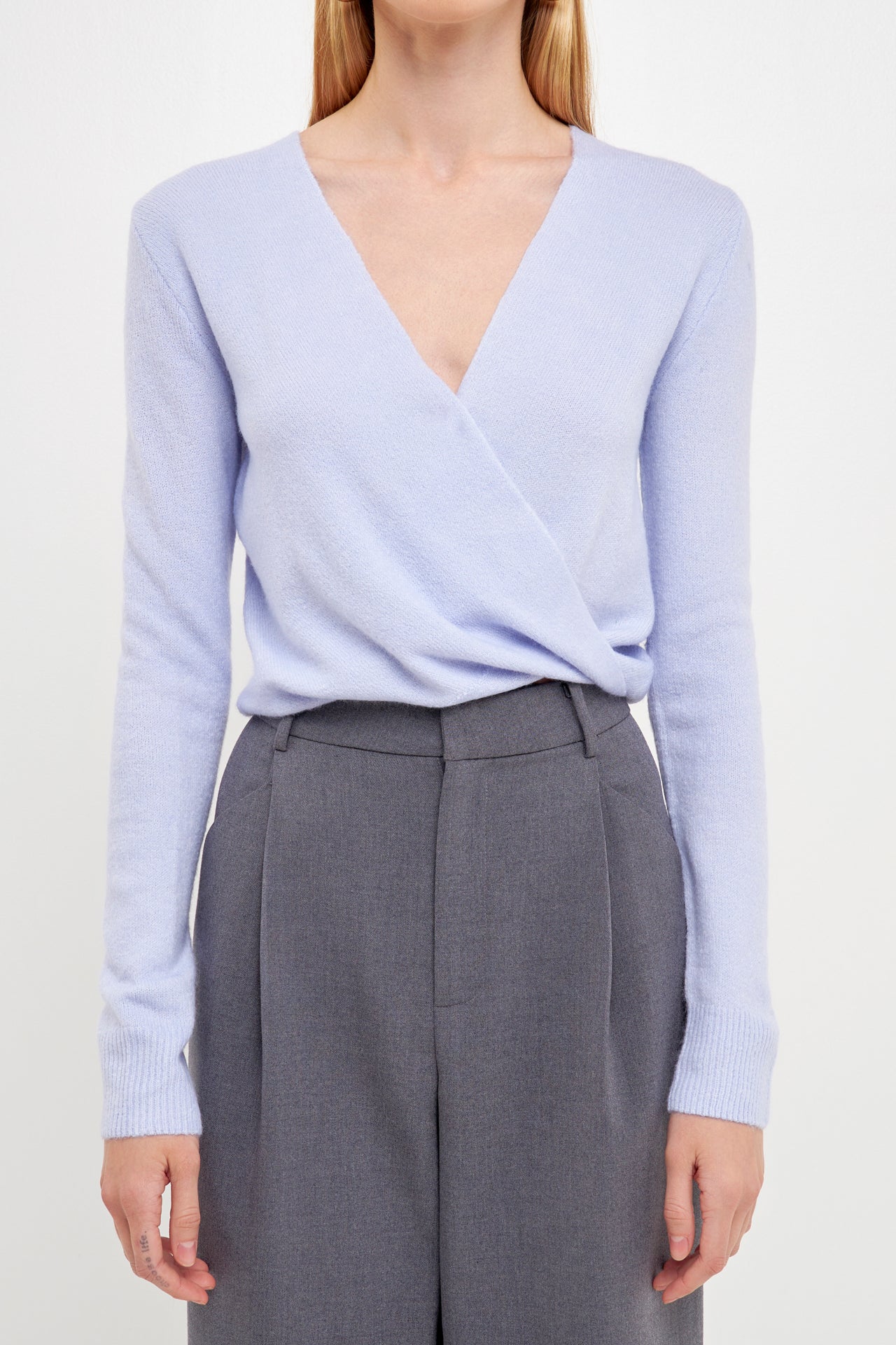 ENDLESS ROSE - Wrapped Knit Top - TOPS available at Objectrare
