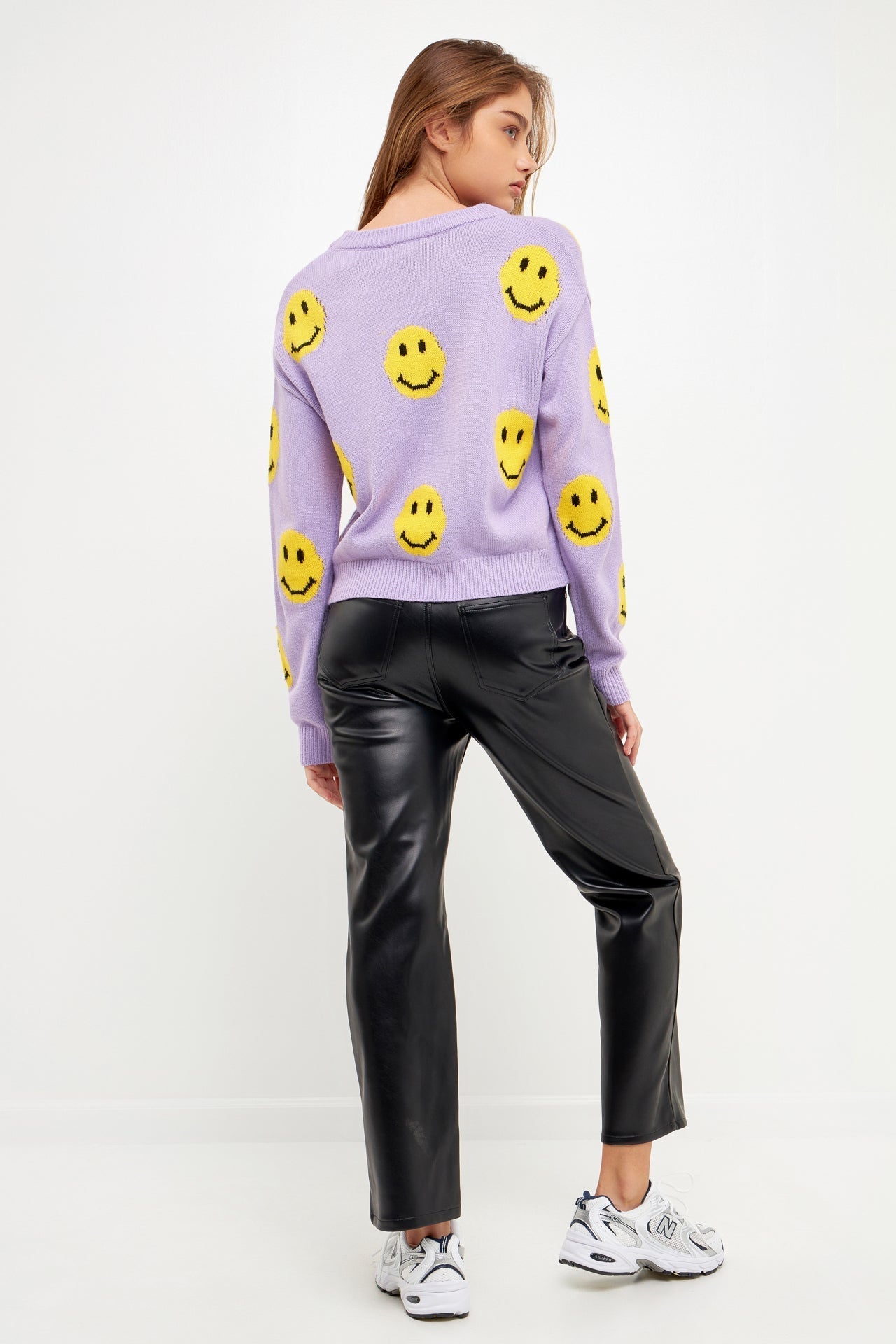 GREY LAB - Smiley Face Sweater - SWEATERS & KNITS available at Objectrare