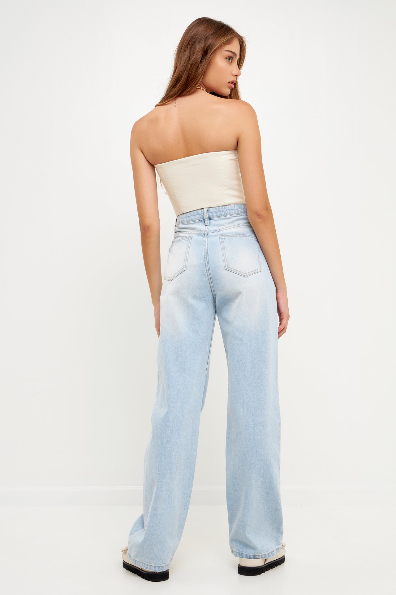 GREY LAB - High Waist Jeans - JEANS available at Objectrare