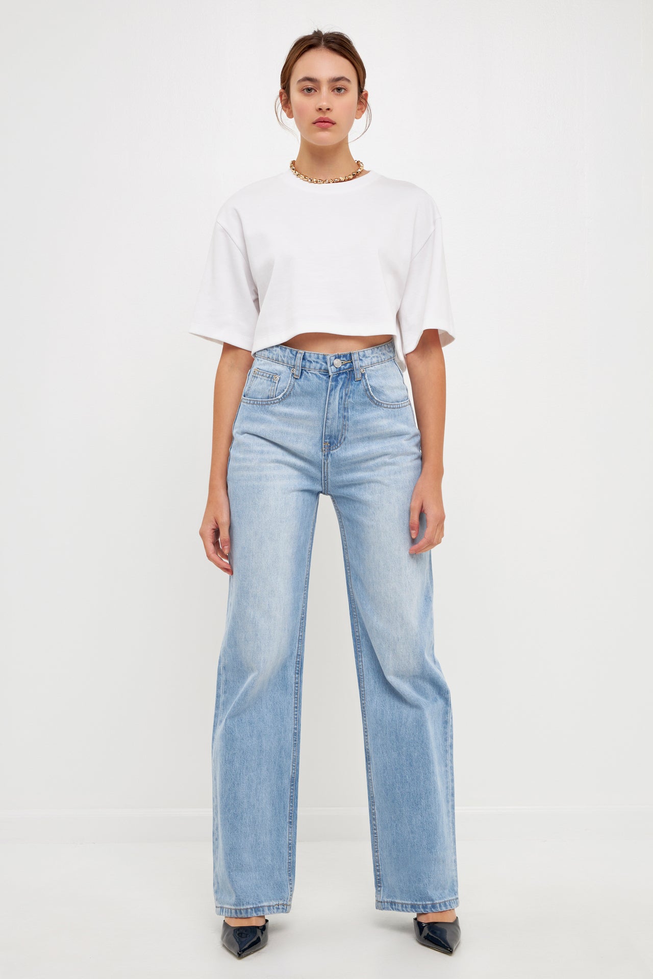 GREY LAB - High Waist Jeans - JEANS available at Objectrare