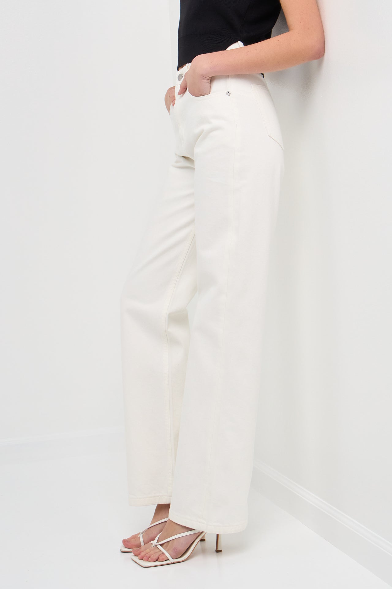 GREY LAB - High Waist Jeans - JEANS available at Objectrare