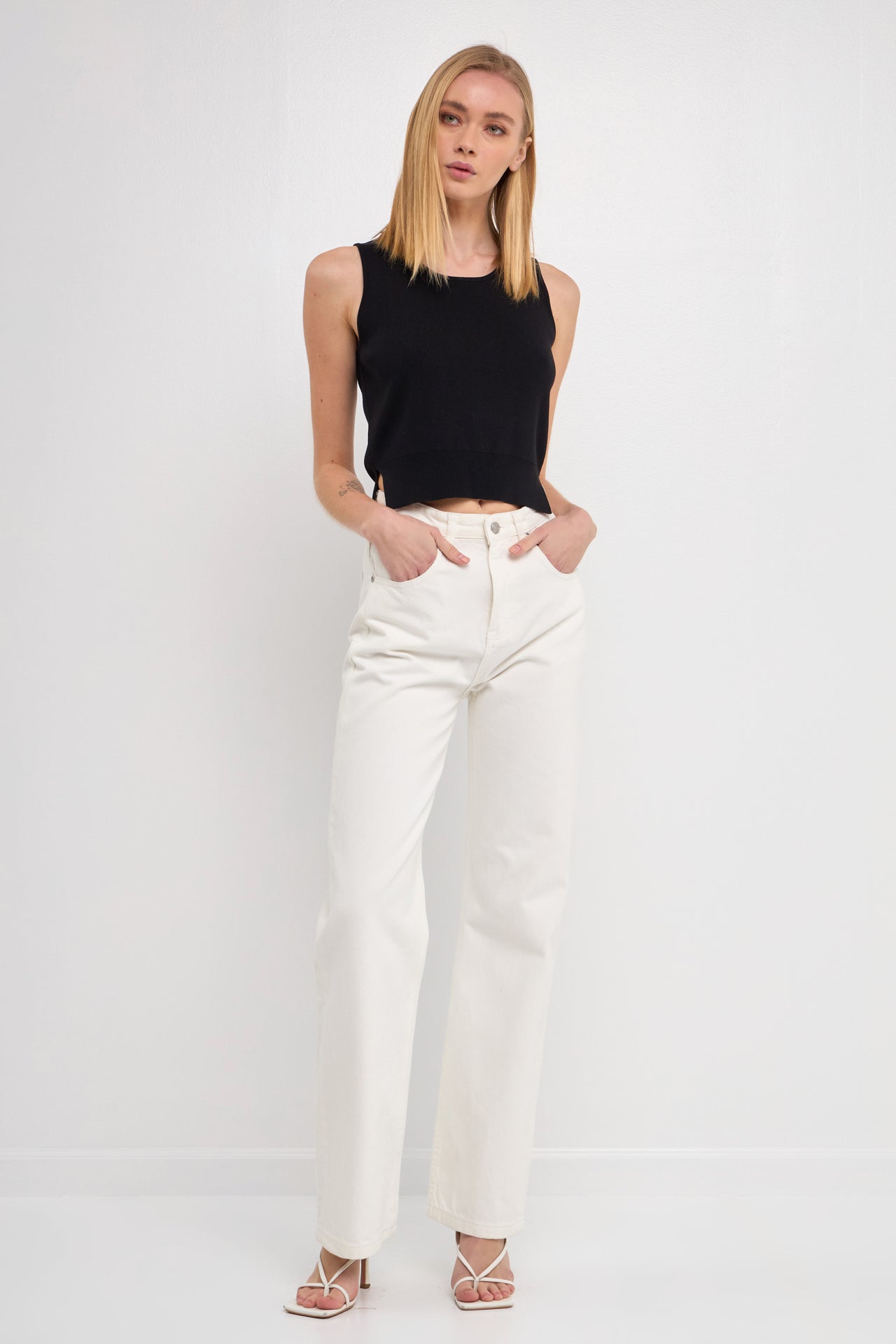 GREY LAB - High Waist Jeans - JEANS available at Objectrare