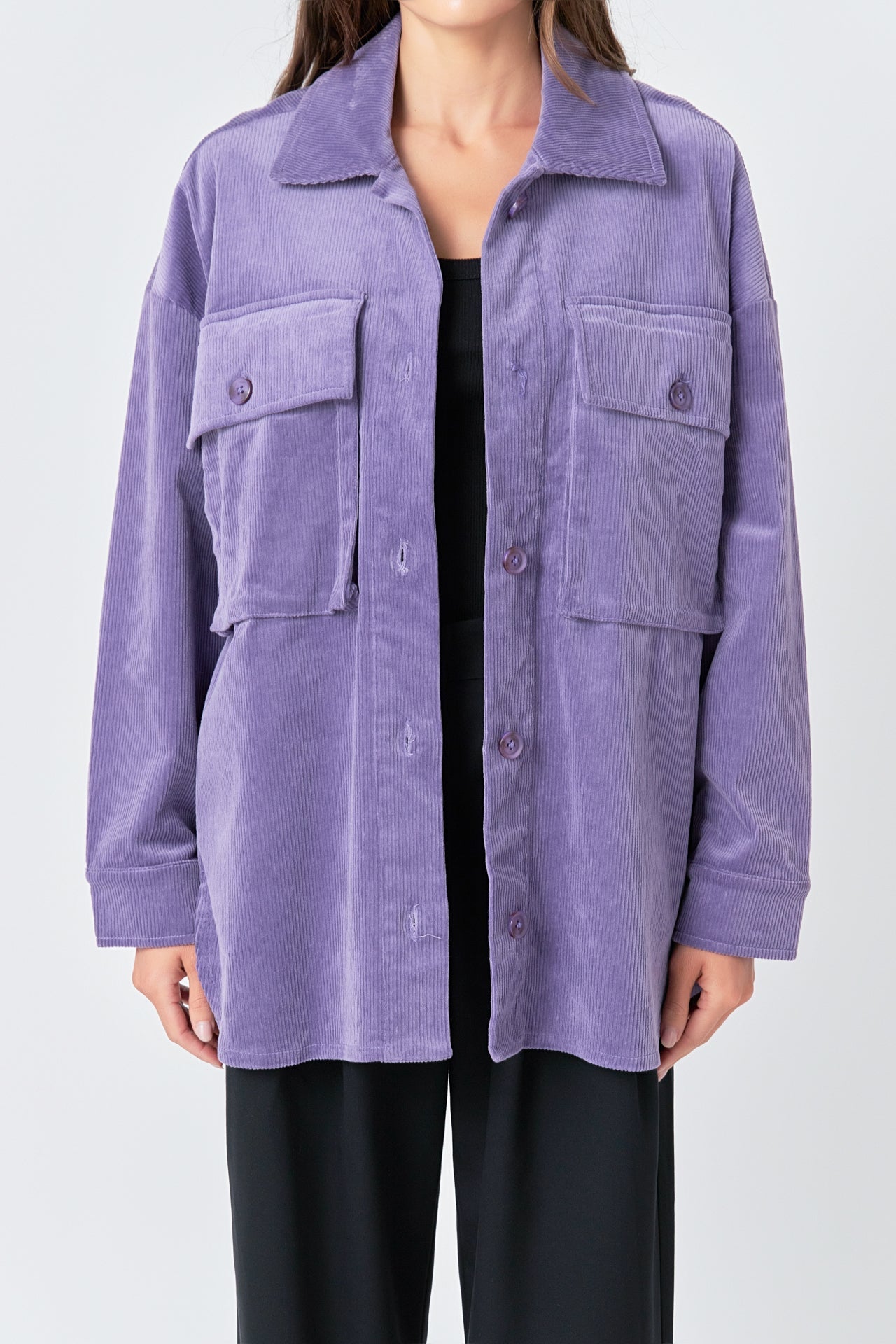 GREY LAB - Corduroy Oversized Jacket - JACKETS available at Objectrare