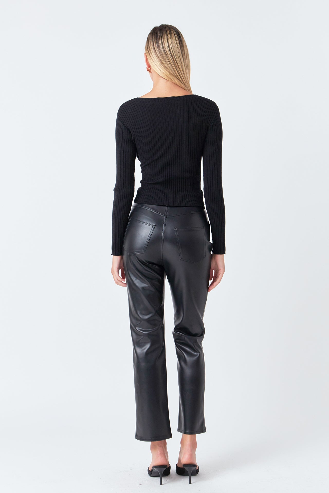 ENDLESS ROSE - Wrapped Detail Sweater - TOPS available at Objectrare