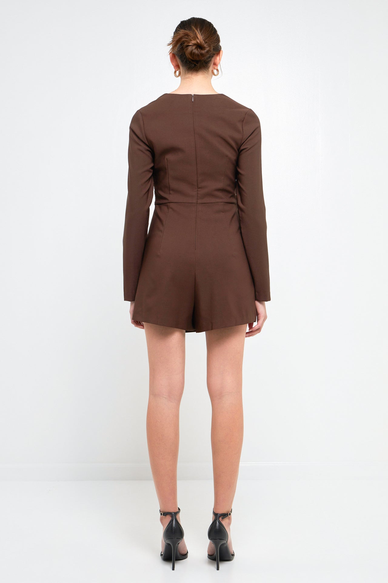 ENDLESS ROSE - Cut Out Detail Romper - ROMPERS available at Objectrare