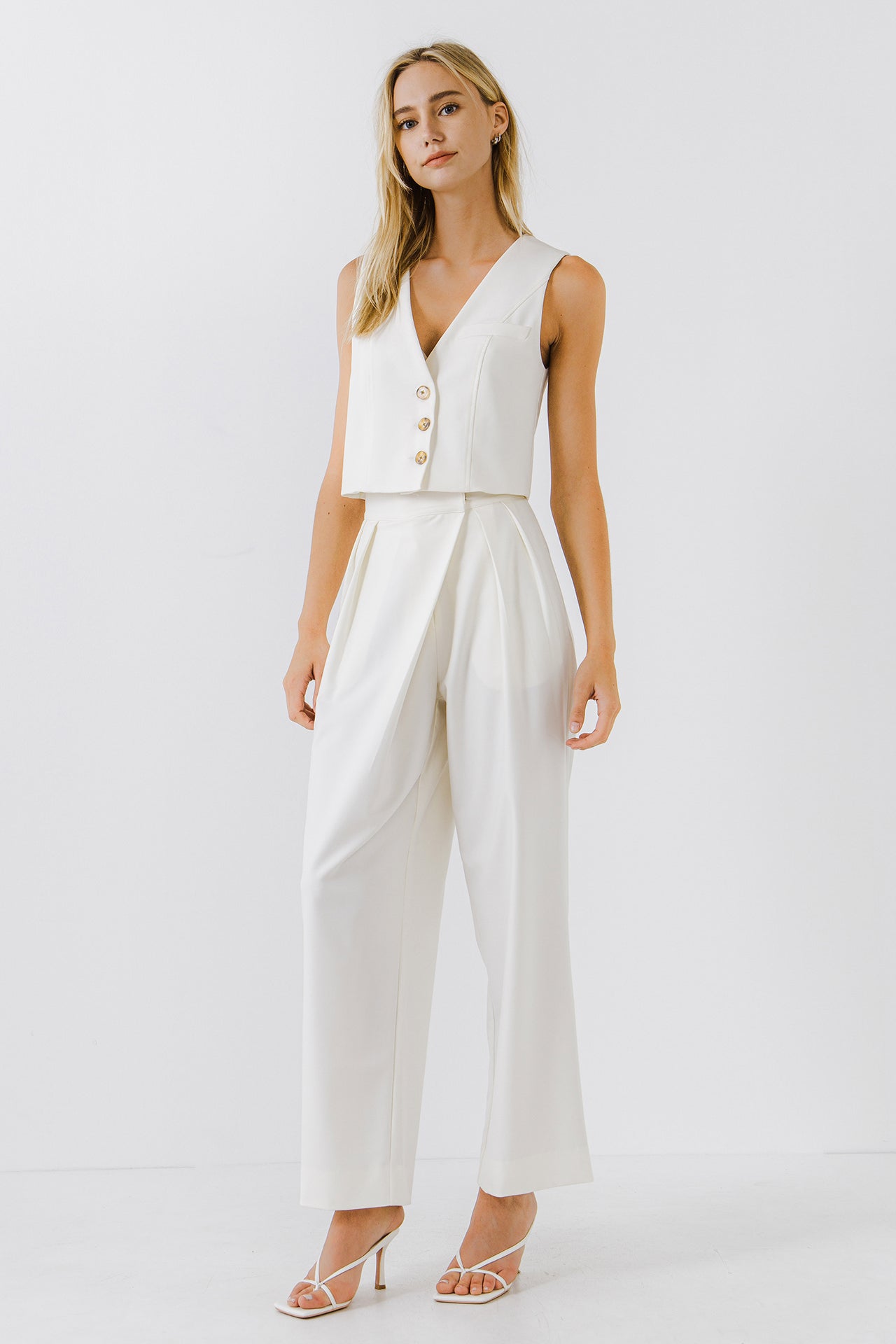 ENDLESS ROSE - Cropped Vest - TOPS available at Objectrare