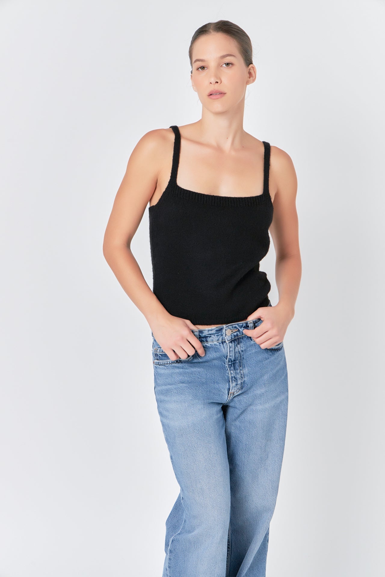 ENDLESS ROSE - Knit Tank Top - CAMI TOPS & TANK available at Objectrare