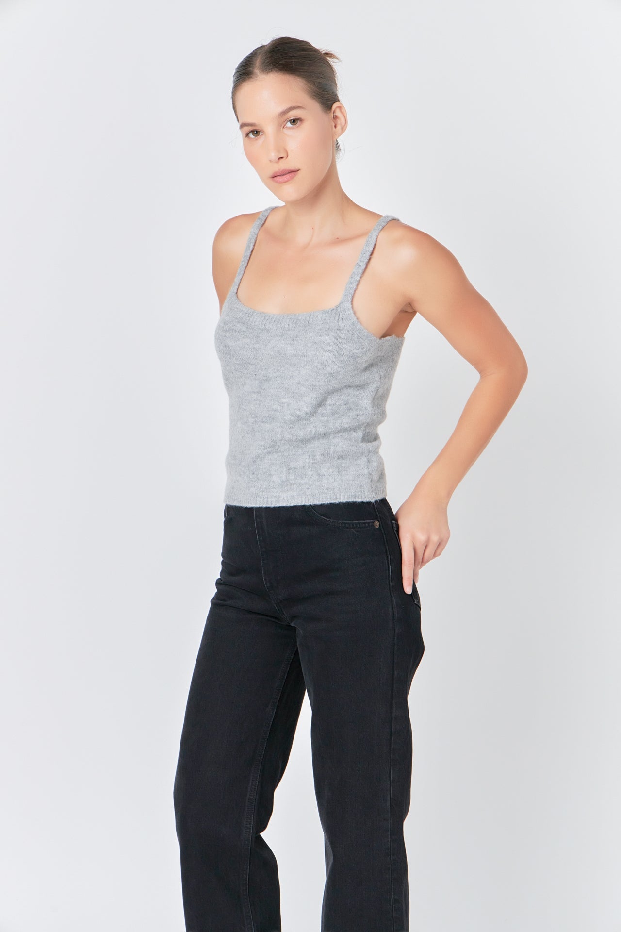 ENDLESS ROSE - Knit Tank Top - CAMI TOPS & TANK available at Objectrare