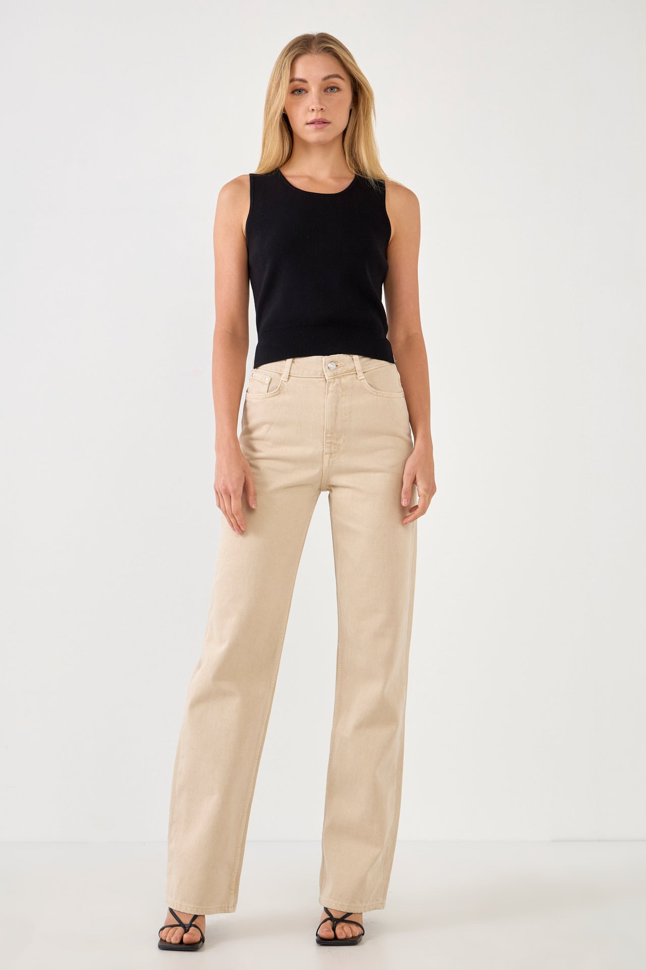 ENDLESS ROSE - Cropped Knit Top - TOPS available at Objectrare