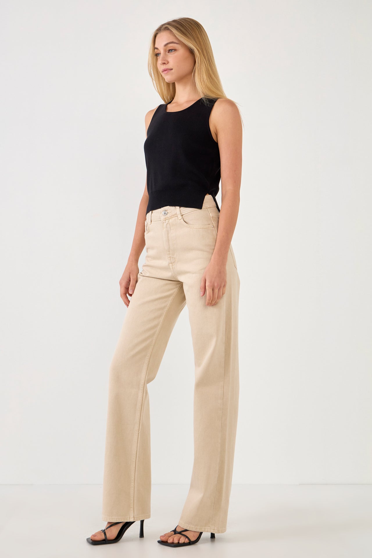 ENDLESS ROSE - Cropped Knit Top - TOPS available at Objectrare