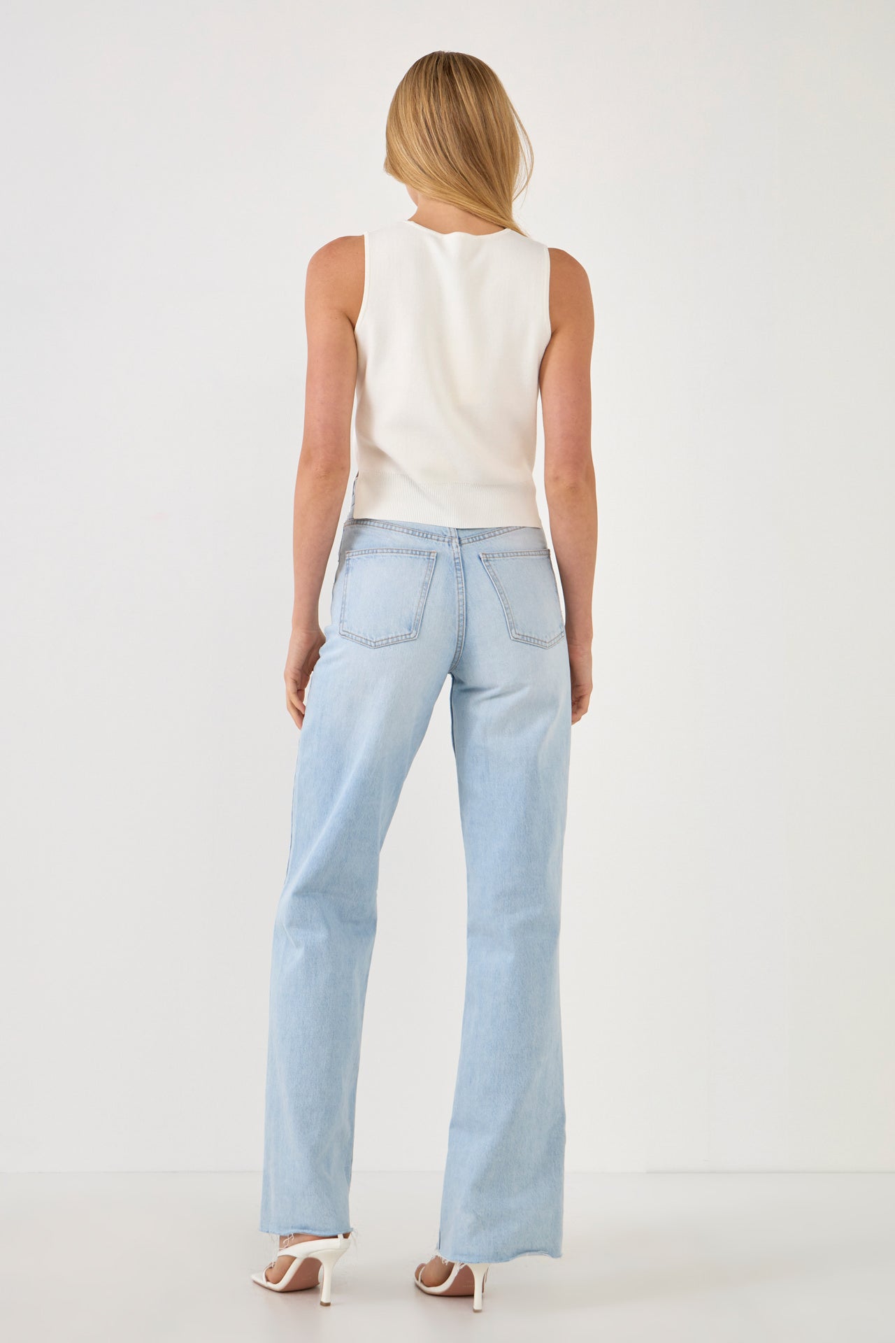 ENDLESS ROSE - Cropped Knit Top - TOPS available at Objectrare