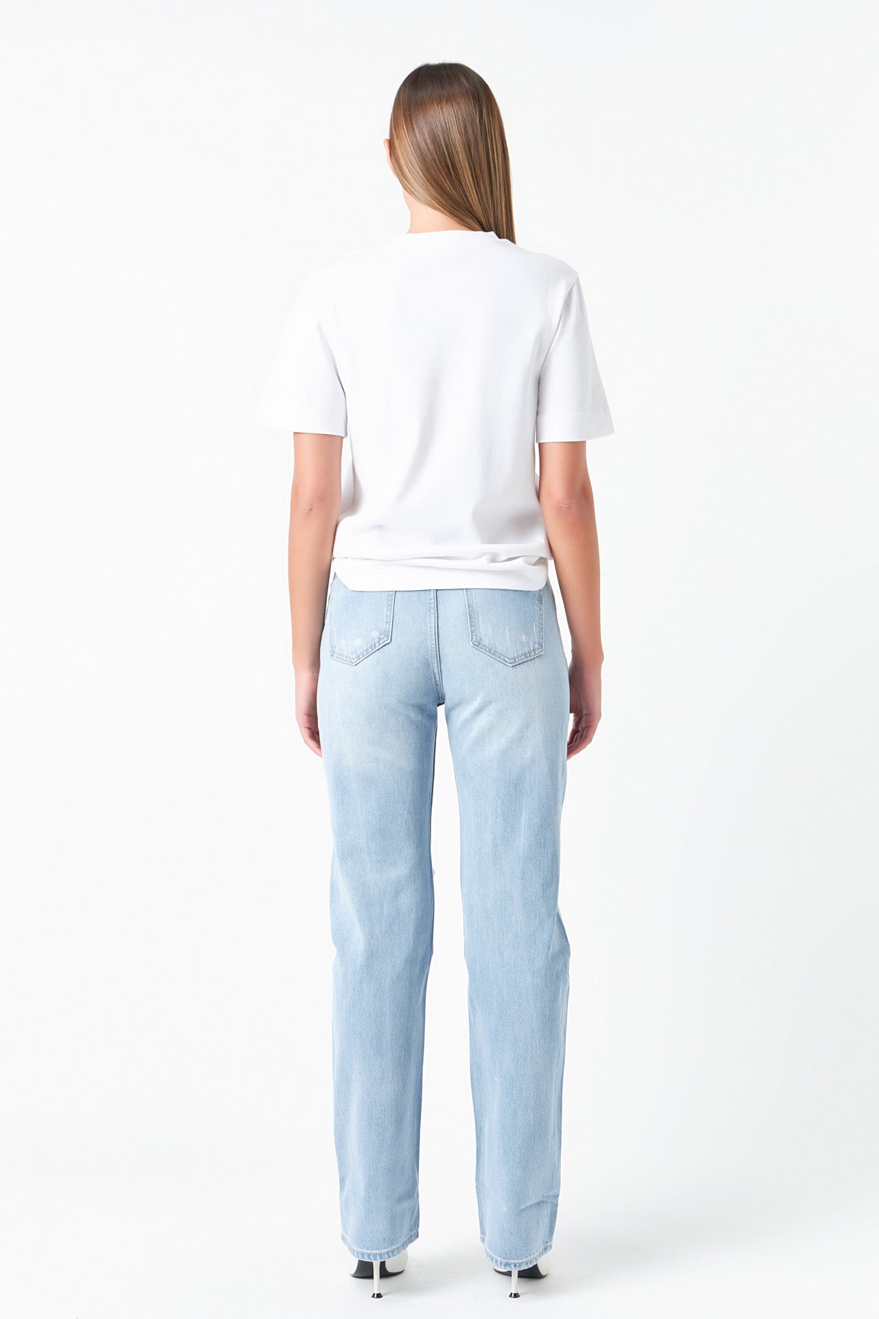 GREY LAB - Destroyed Jeans - JEANS available at Objectrare