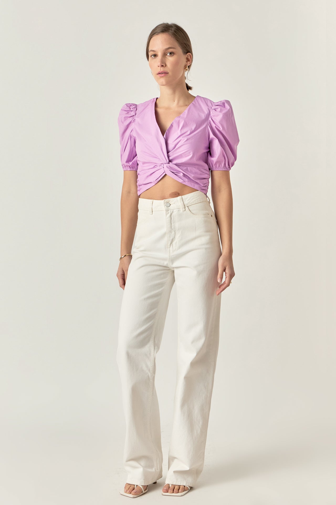 ENGLISH FACTORY - Twist Detail Top - TOPS available at Objectrare