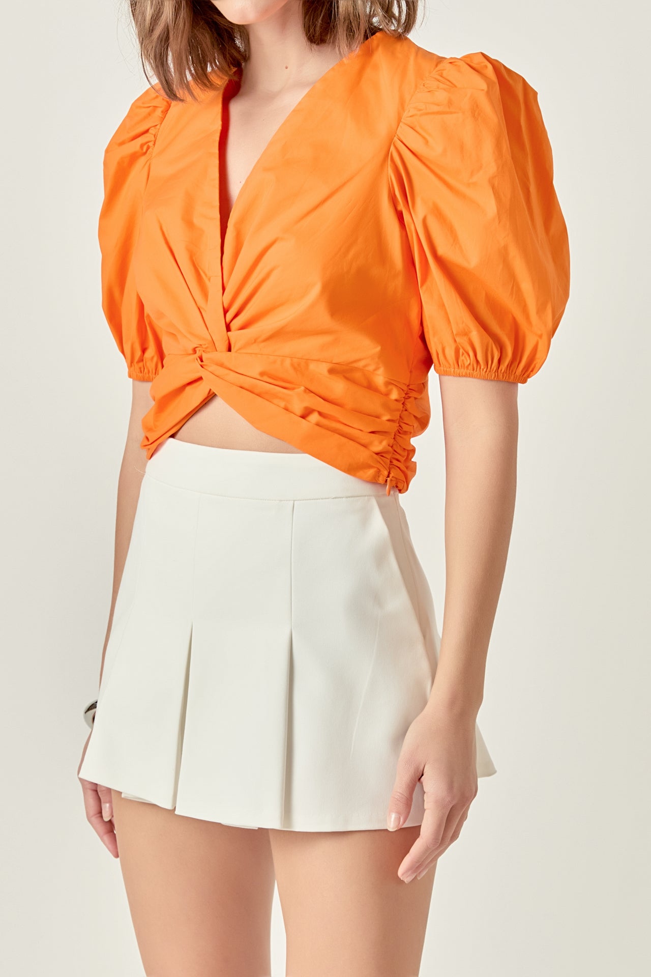 ENGLISH FACTORY - Twist Detail Top - TOPS available at Objectrare