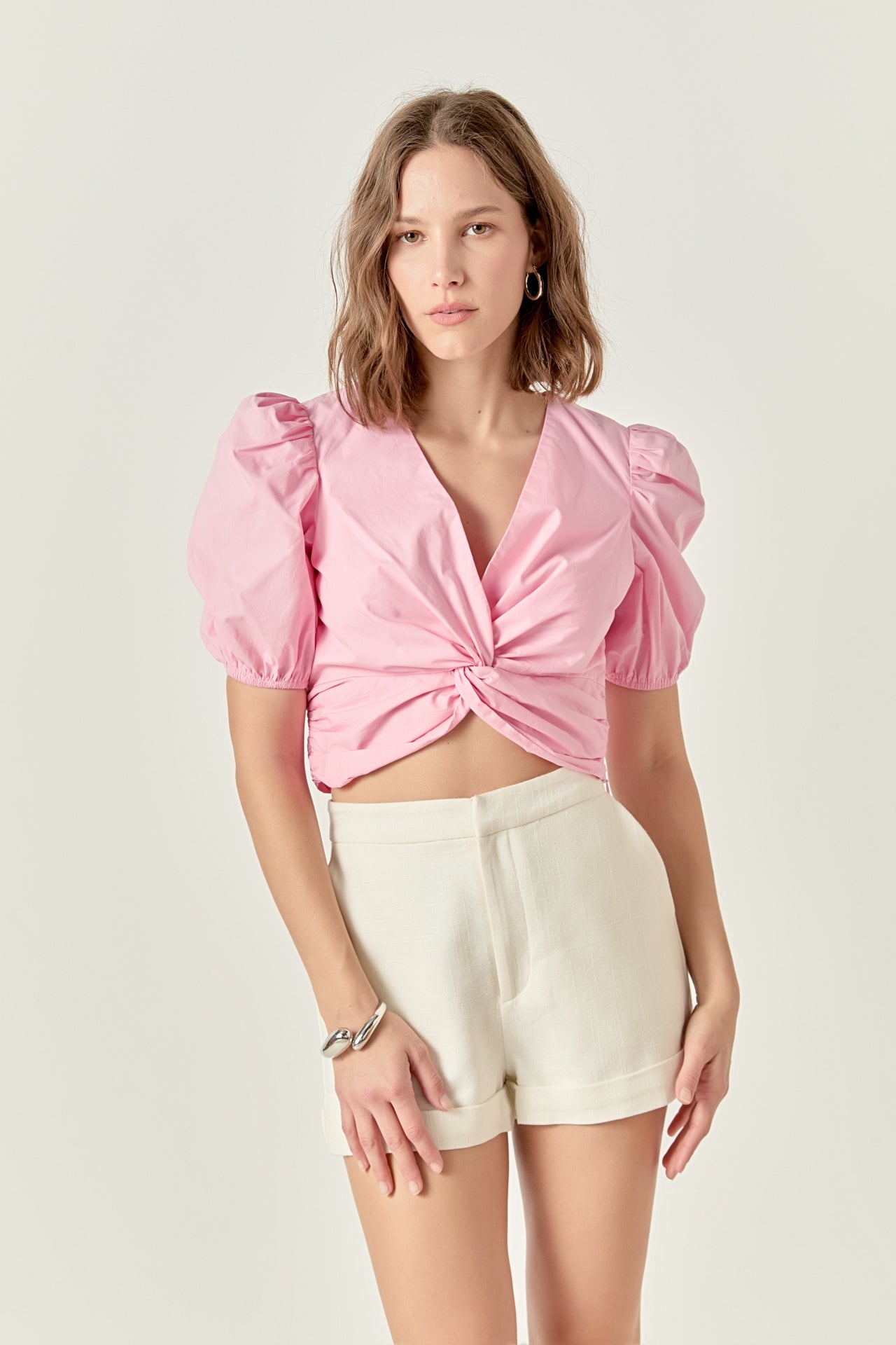 ENGLISH FACTORY - Twist Detail Top - TOPS available at Objectrare